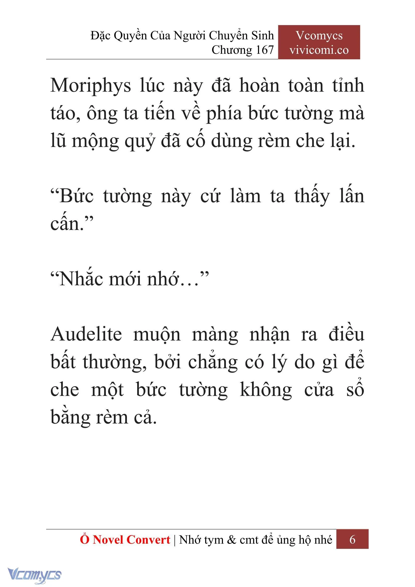 [Novel] Đặc Quyền Của Người Chuyển Sinh Chapter  167 - 9