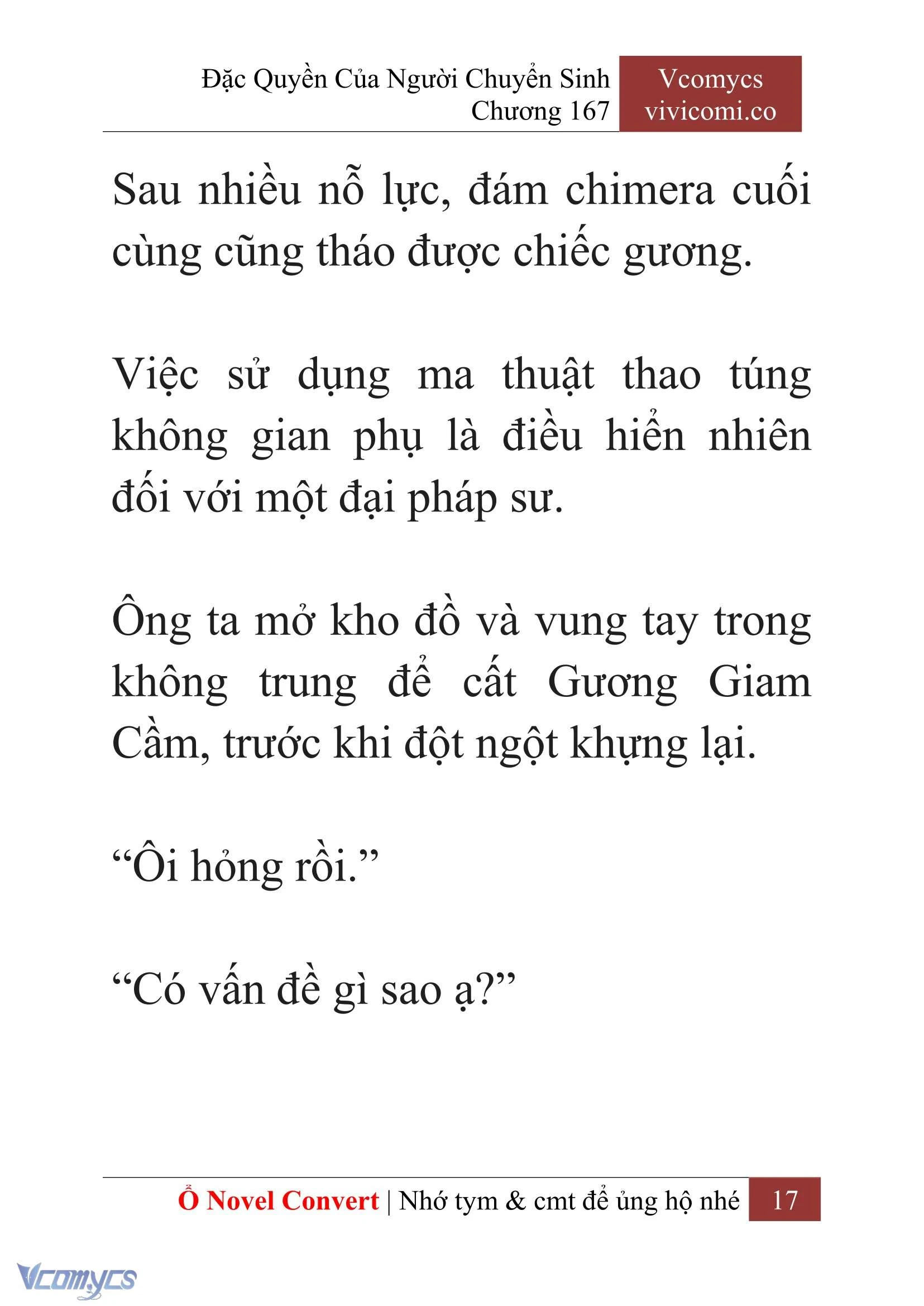 [Novel] Đặc Quyền Của Người Chuyển Sinh Chapter  167 - 20