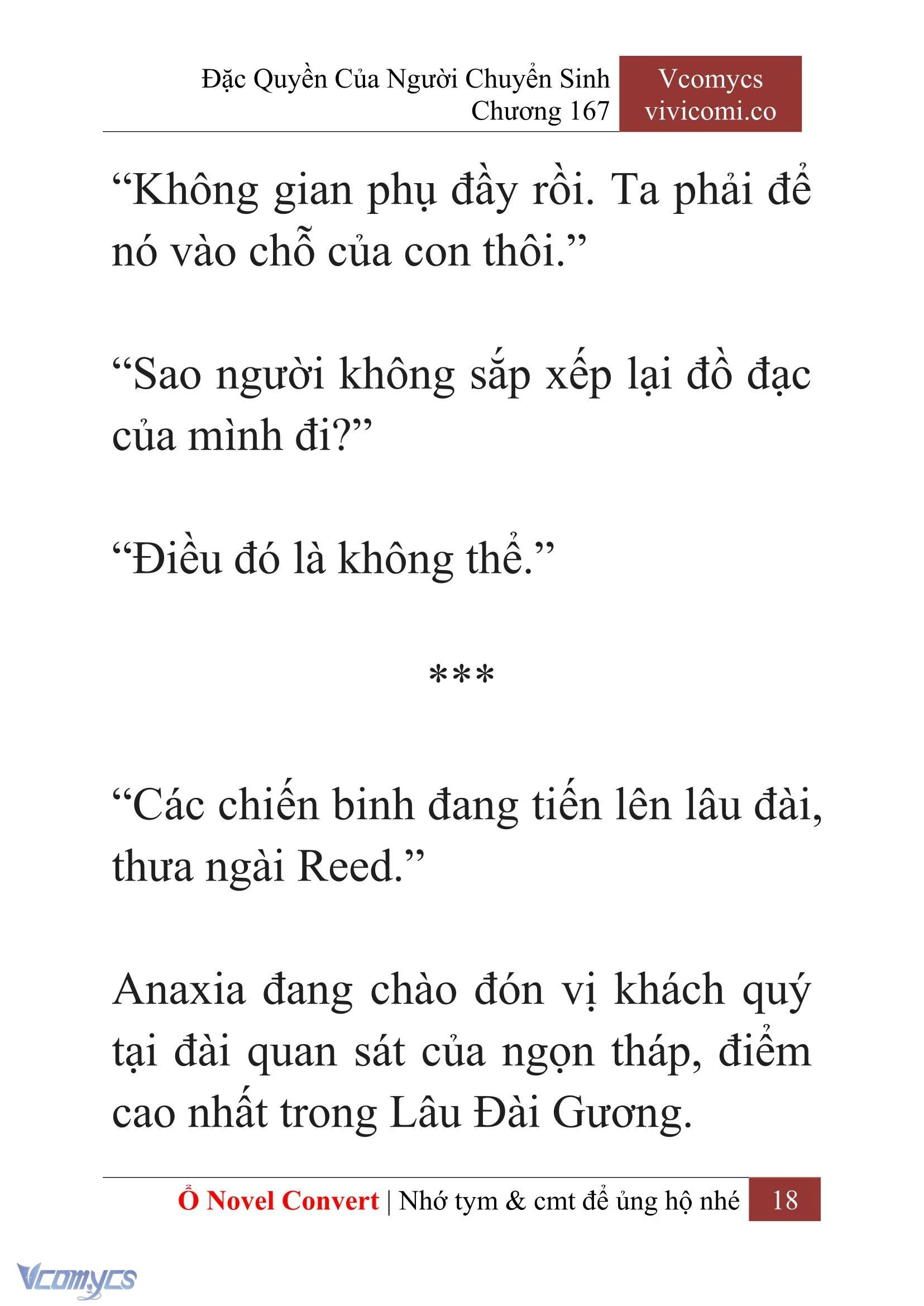 [Novel] Đặc Quyền Của Người Chuyển Sinh Chapter  167 - 21