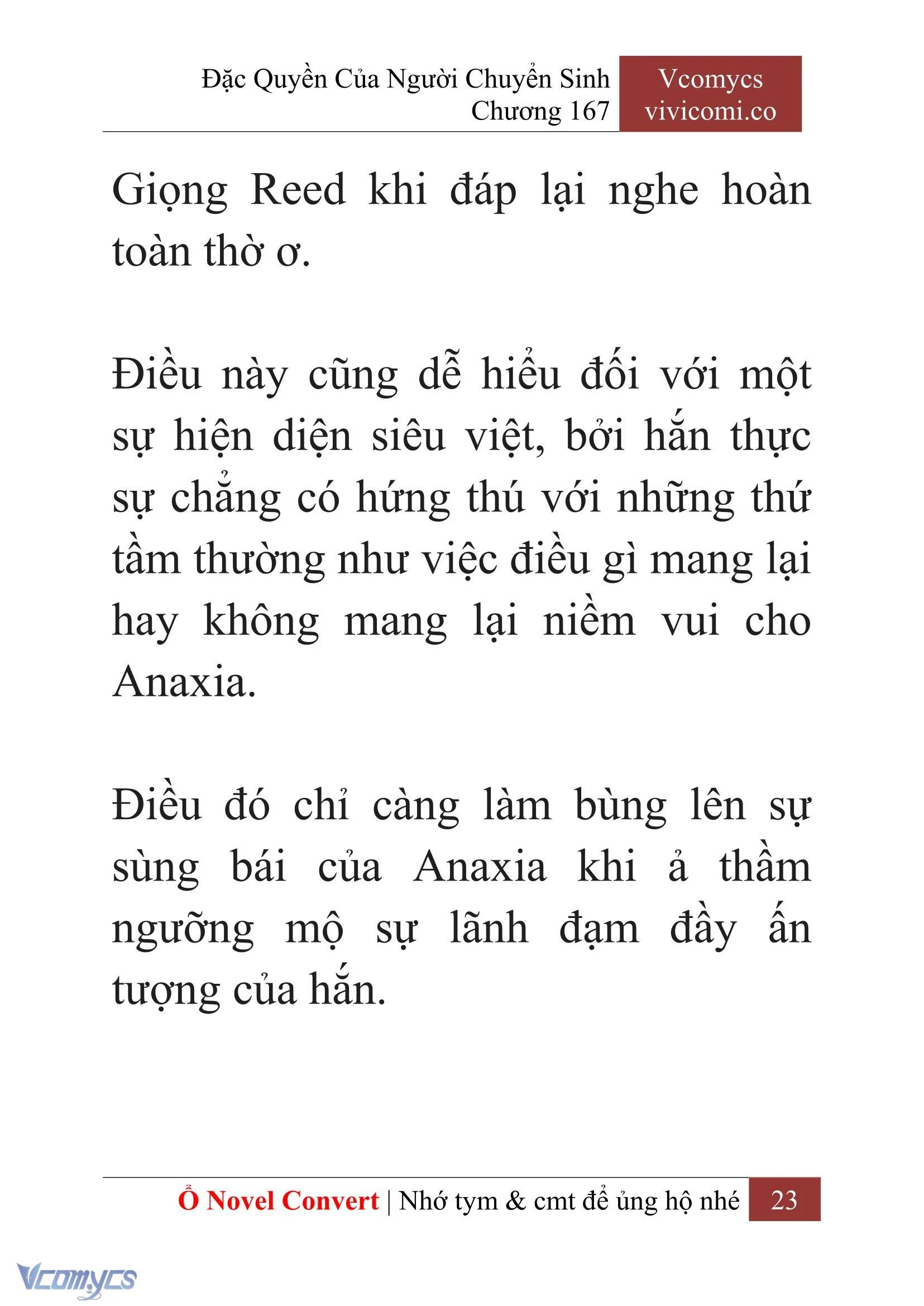 [Novel] Đặc Quyền Của Người Chuyển Sinh Chapter  167 - 26