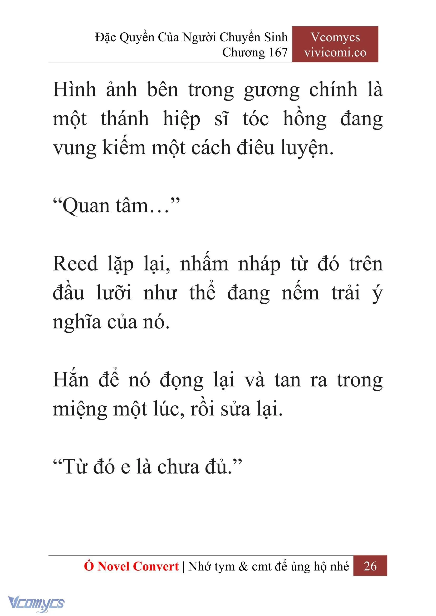 [Novel] Đặc Quyền Của Người Chuyển Sinh Chapter  167 - 29