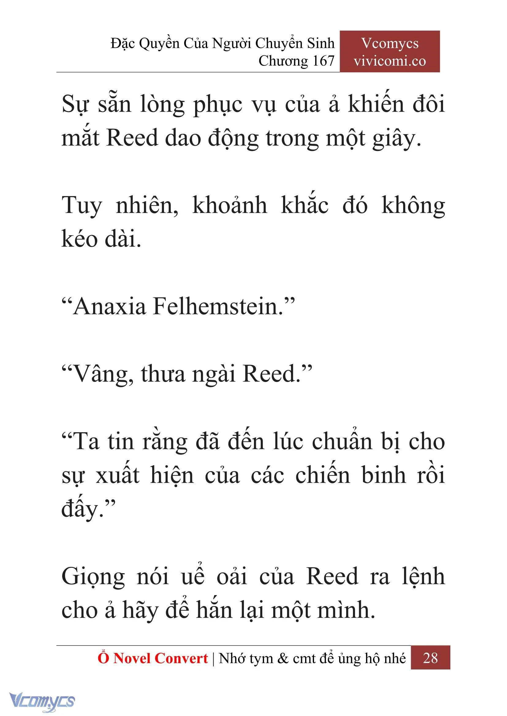 [Novel] Đặc Quyền Của Người Chuyển Sinh Chapter  167 - 31