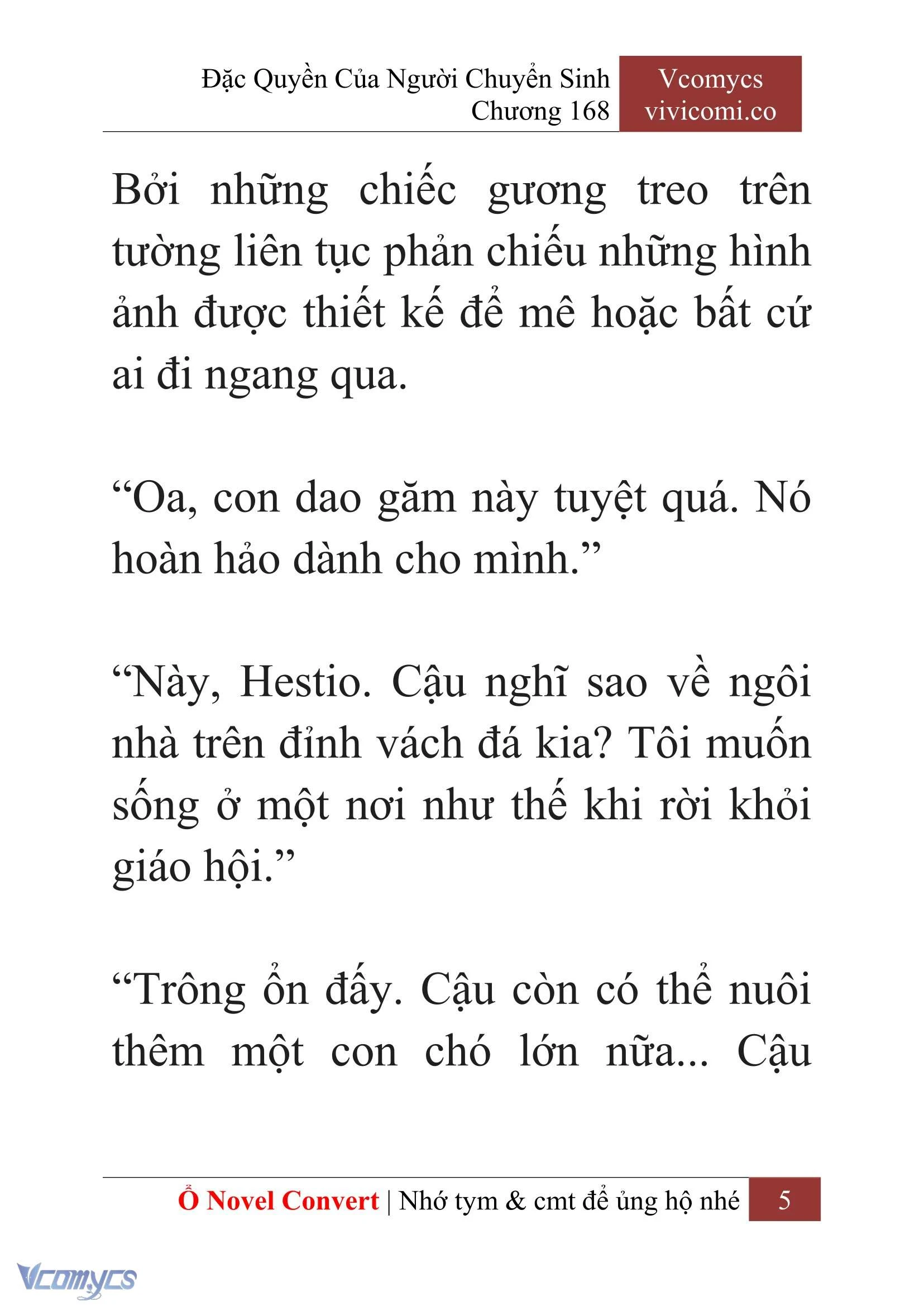[Novel] Đặc Quyền Của Người Chuyển Sinh Chapter  168 - 8