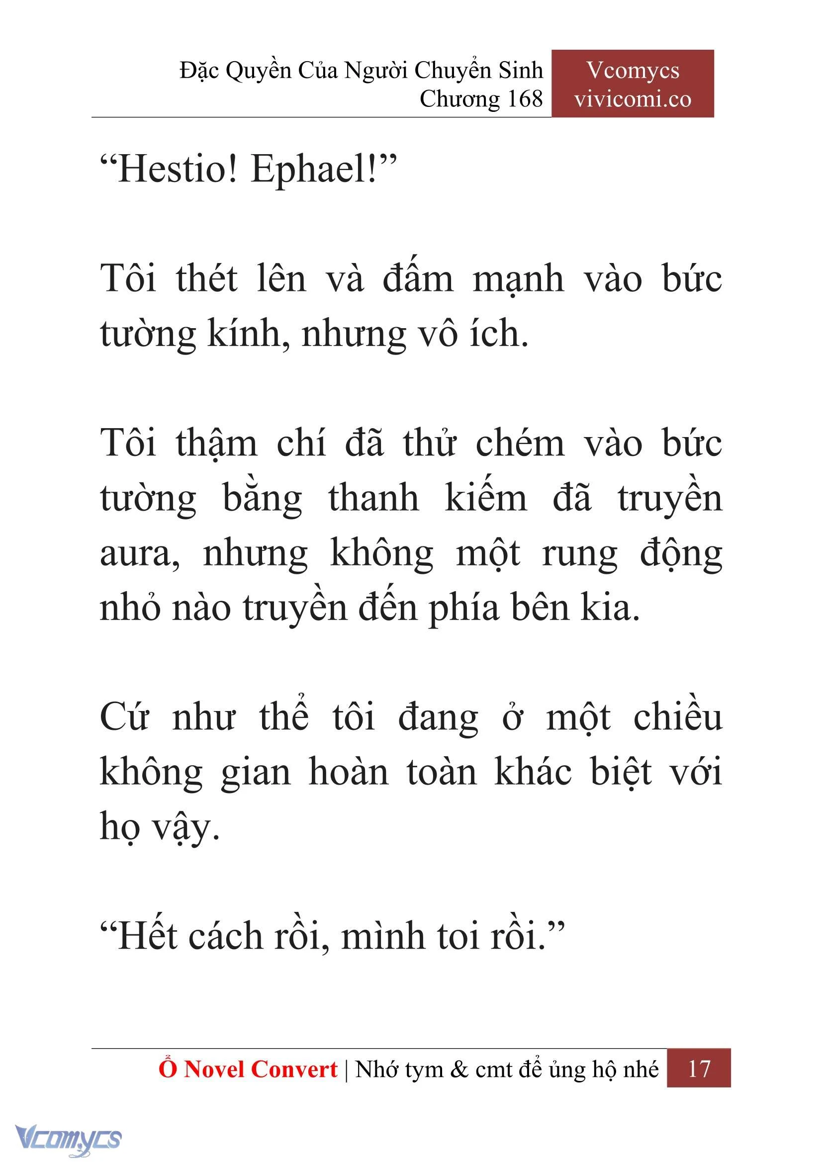 [Novel] Đặc Quyền Của Người Chuyển Sinh Chapter  168 - 20