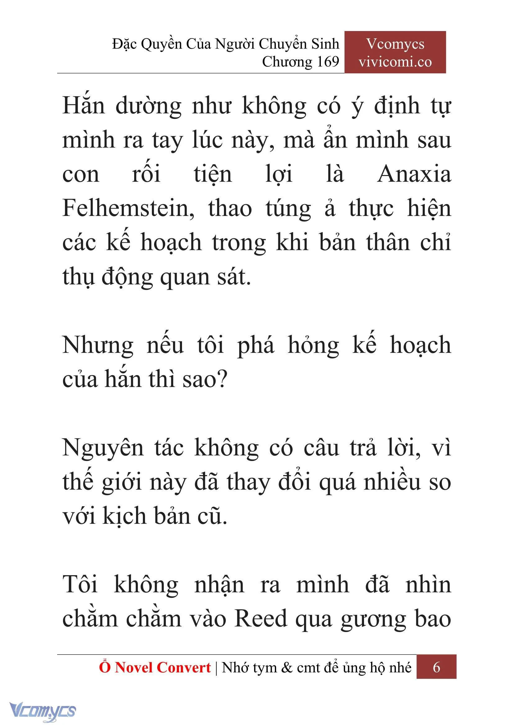 [Novel] Đặc Quyền Của Người Chuyển Sinh Chapter  169 - 9