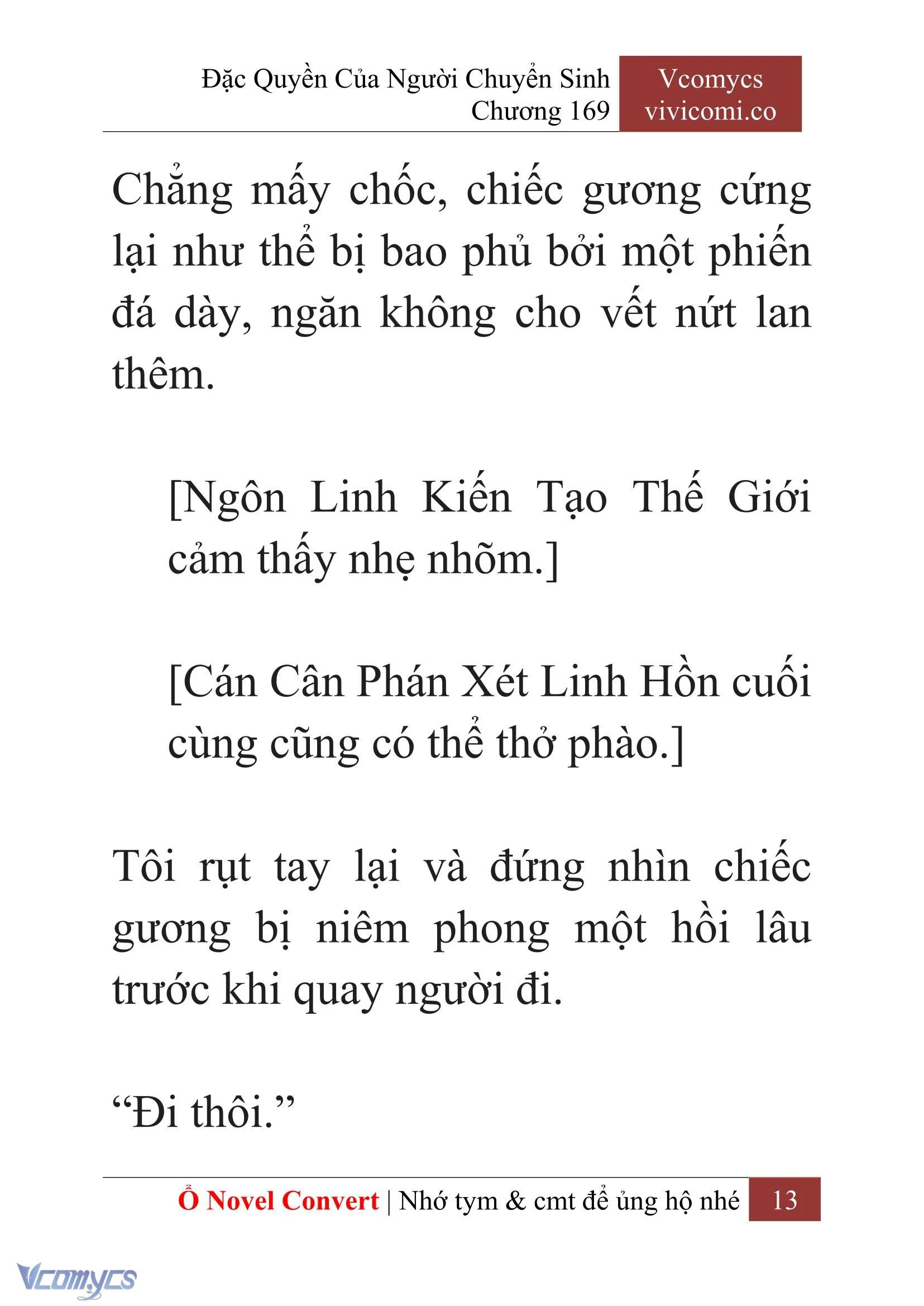[Novel] Đặc Quyền Của Người Chuyển Sinh Chapter  169 - 16