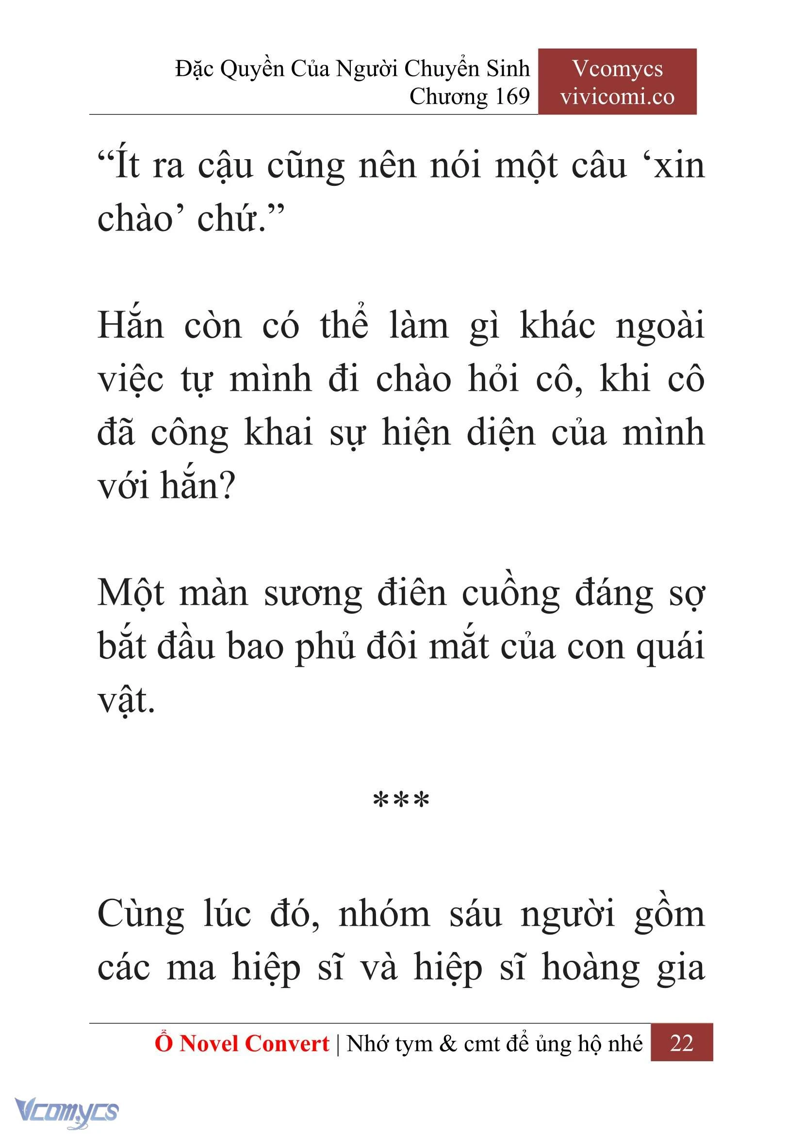 [Novel] Đặc Quyền Của Người Chuyển Sinh Chapter  169 - 25