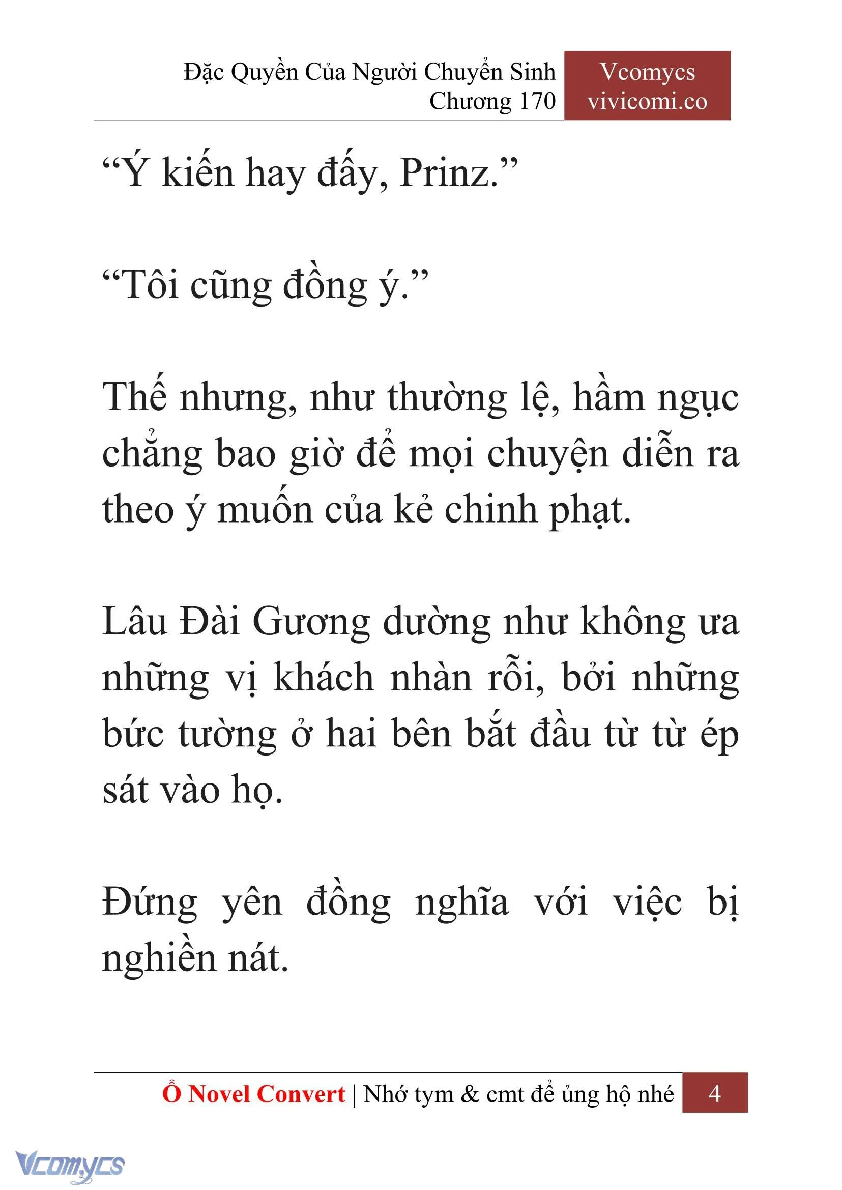 [Novel] Đặc Quyền Của Người Chuyển Sinh Chapter  170 - 7