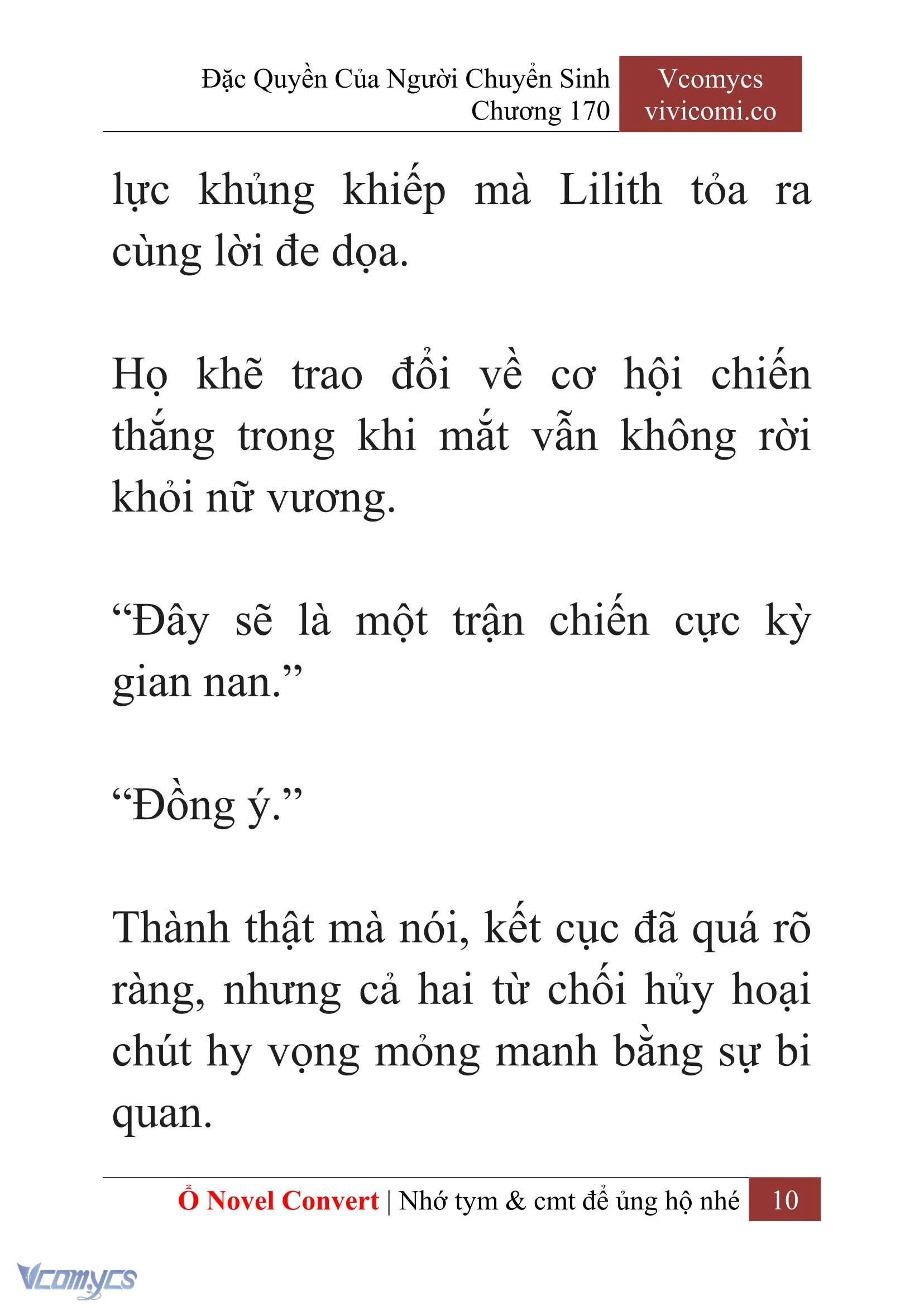 [Novel] Đặc Quyền Của Người Chuyển Sinh Chapter  170 - 13