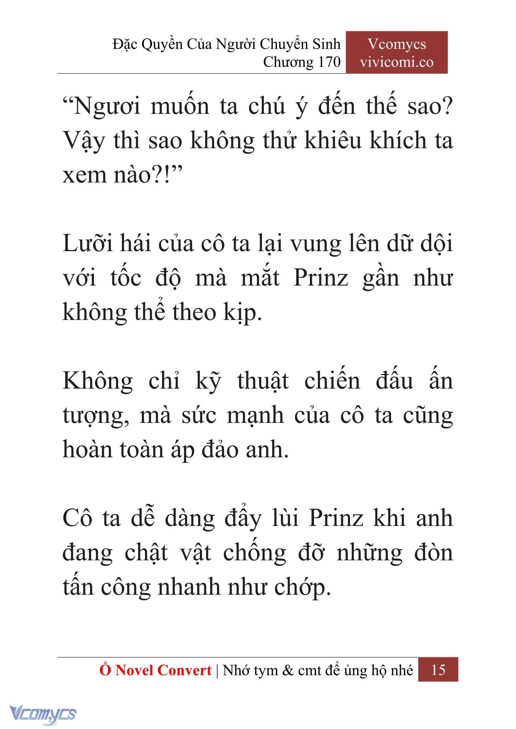[Novel] Đặc Quyền Của Người Chuyển Sinh Chapter  170 - 18