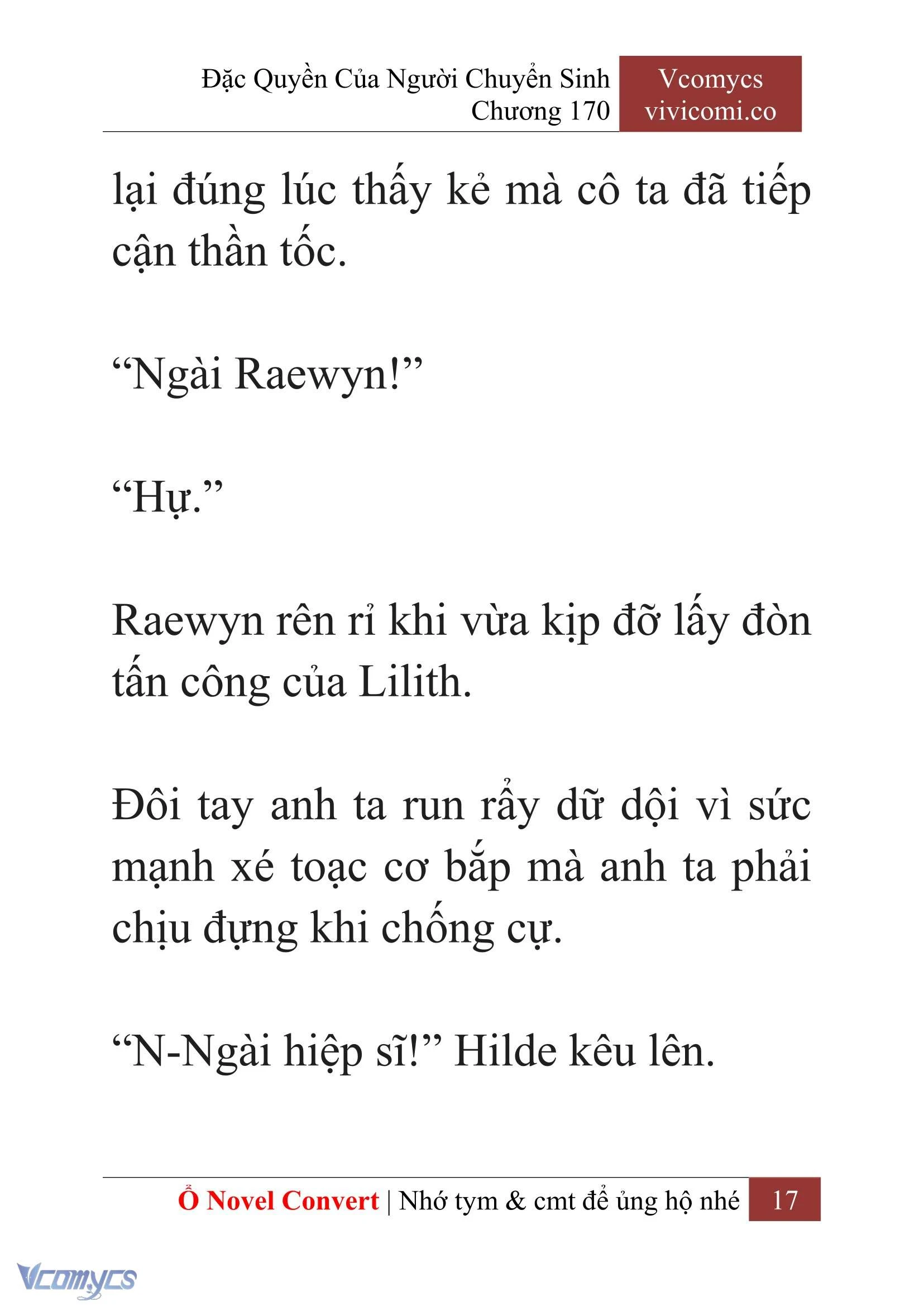[Novel] Đặc Quyền Của Người Chuyển Sinh Chapter  170 - 20