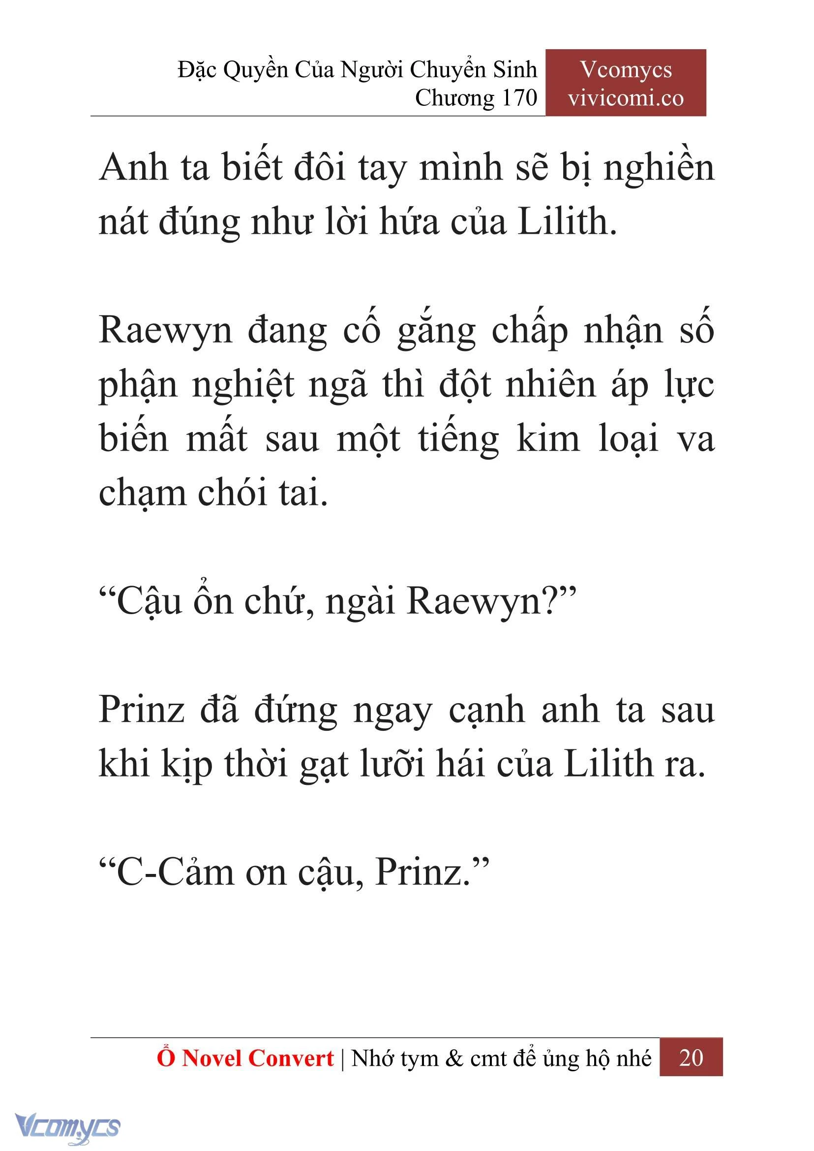 [Novel] Đặc Quyền Của Người Chuyển Sinh Chapter  170 - 23