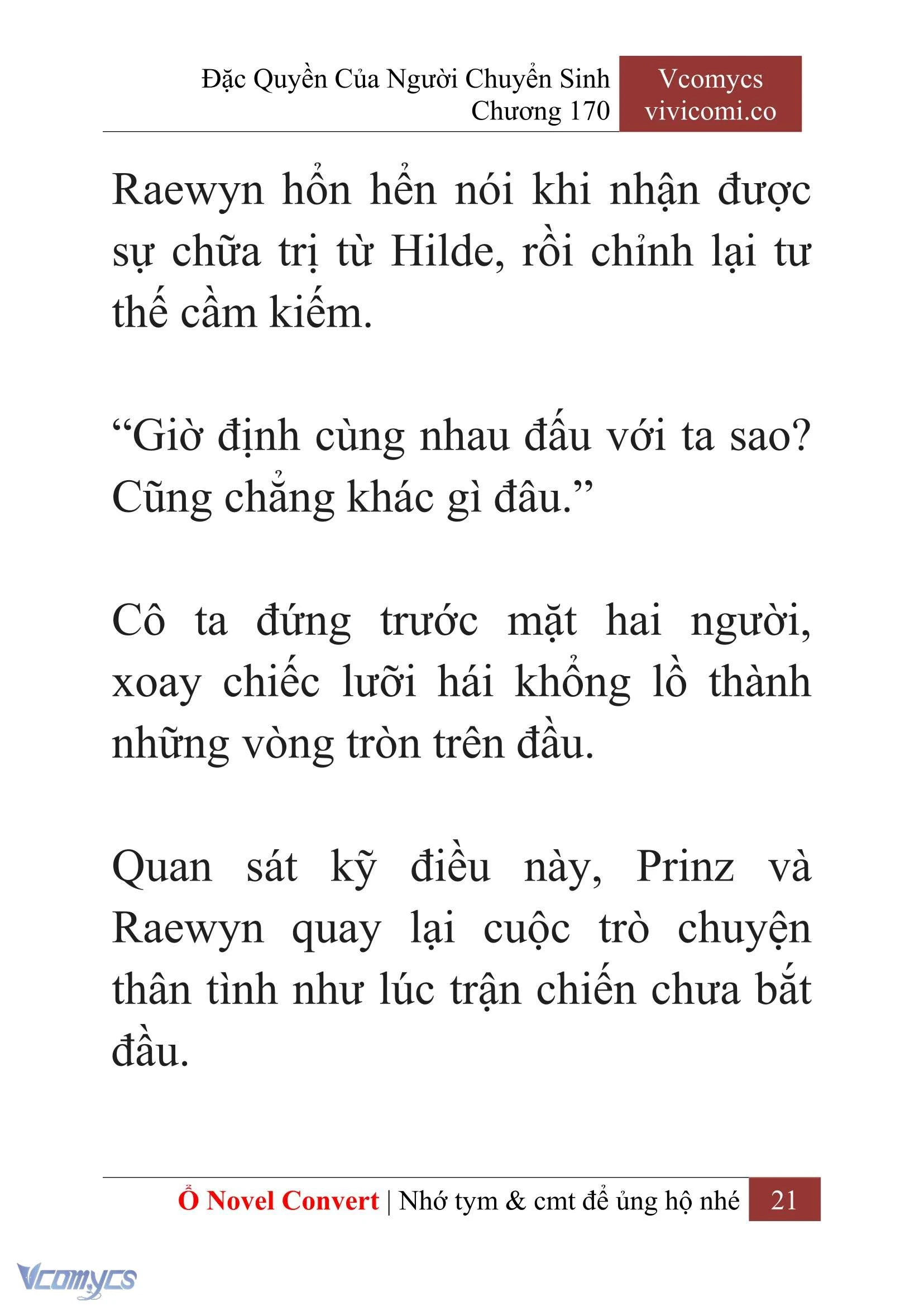 [Novel] Đặc Quyền Của Người Chuyển Sinh Chapter  170 - 24