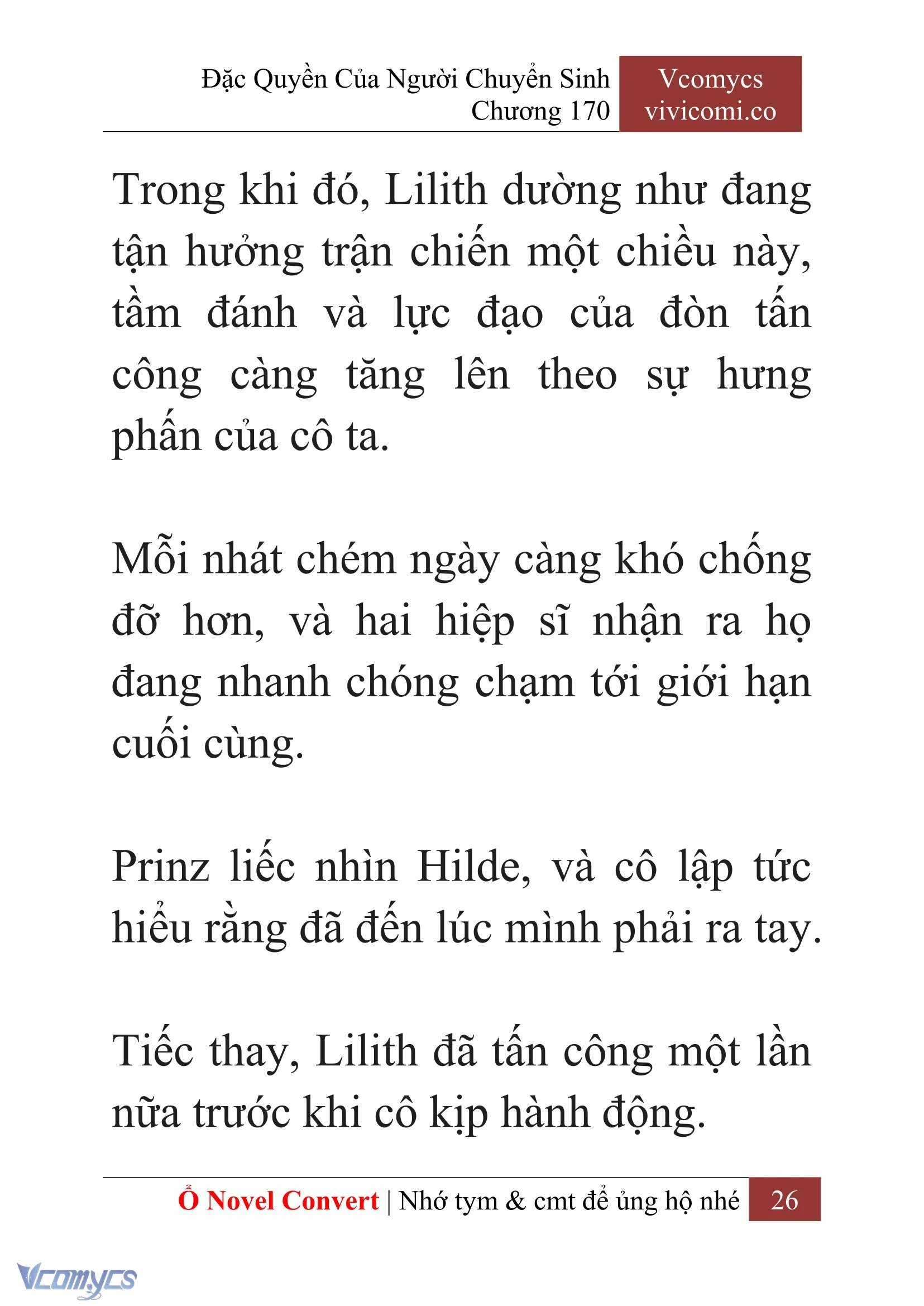 [Novel] Đặc Quyền Của Người Chuyển Sinh Chapter  170 - 29