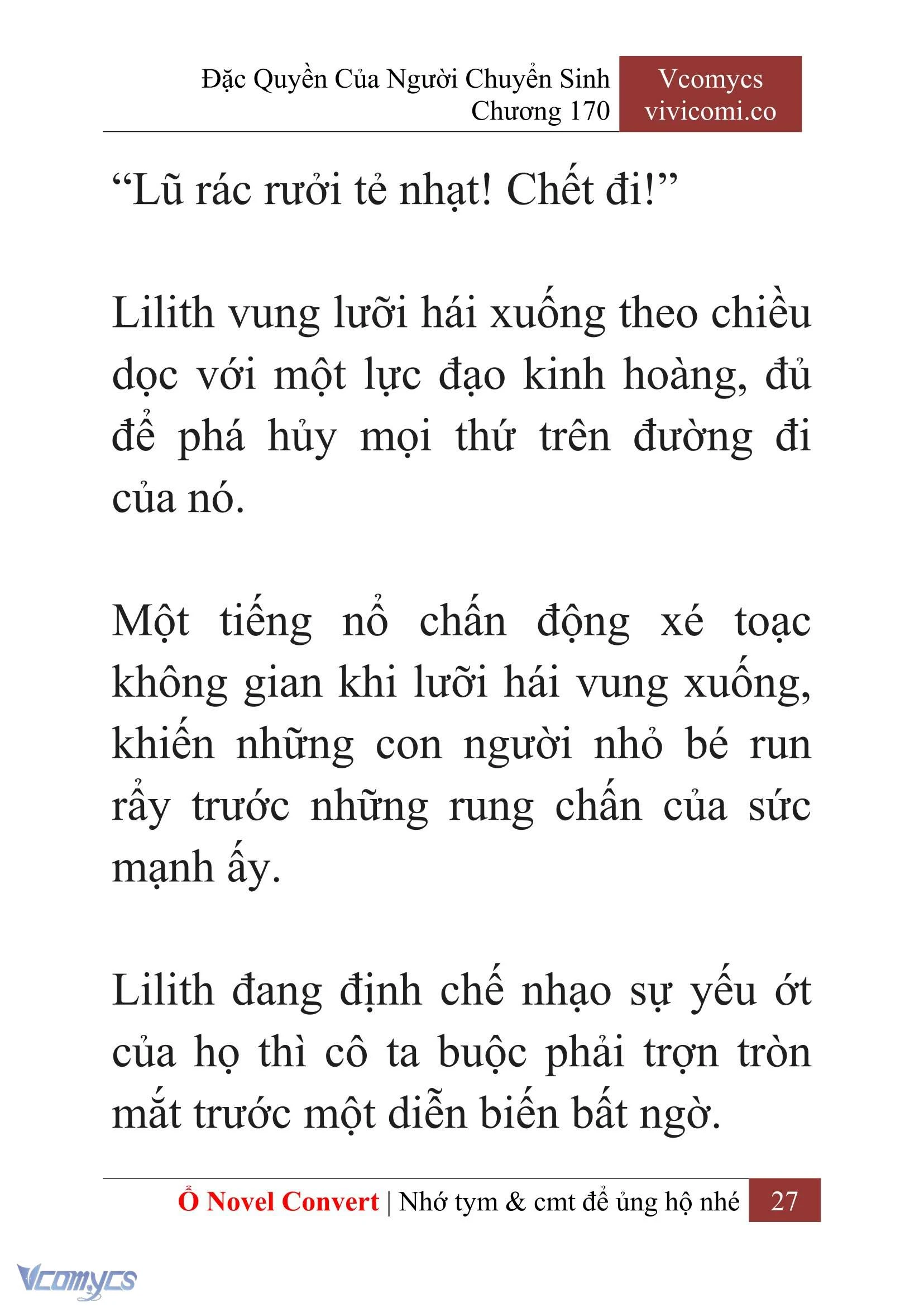 [Novel] Đặc Quyền Của Người Chuyển Sinh Chapter  170 - 30