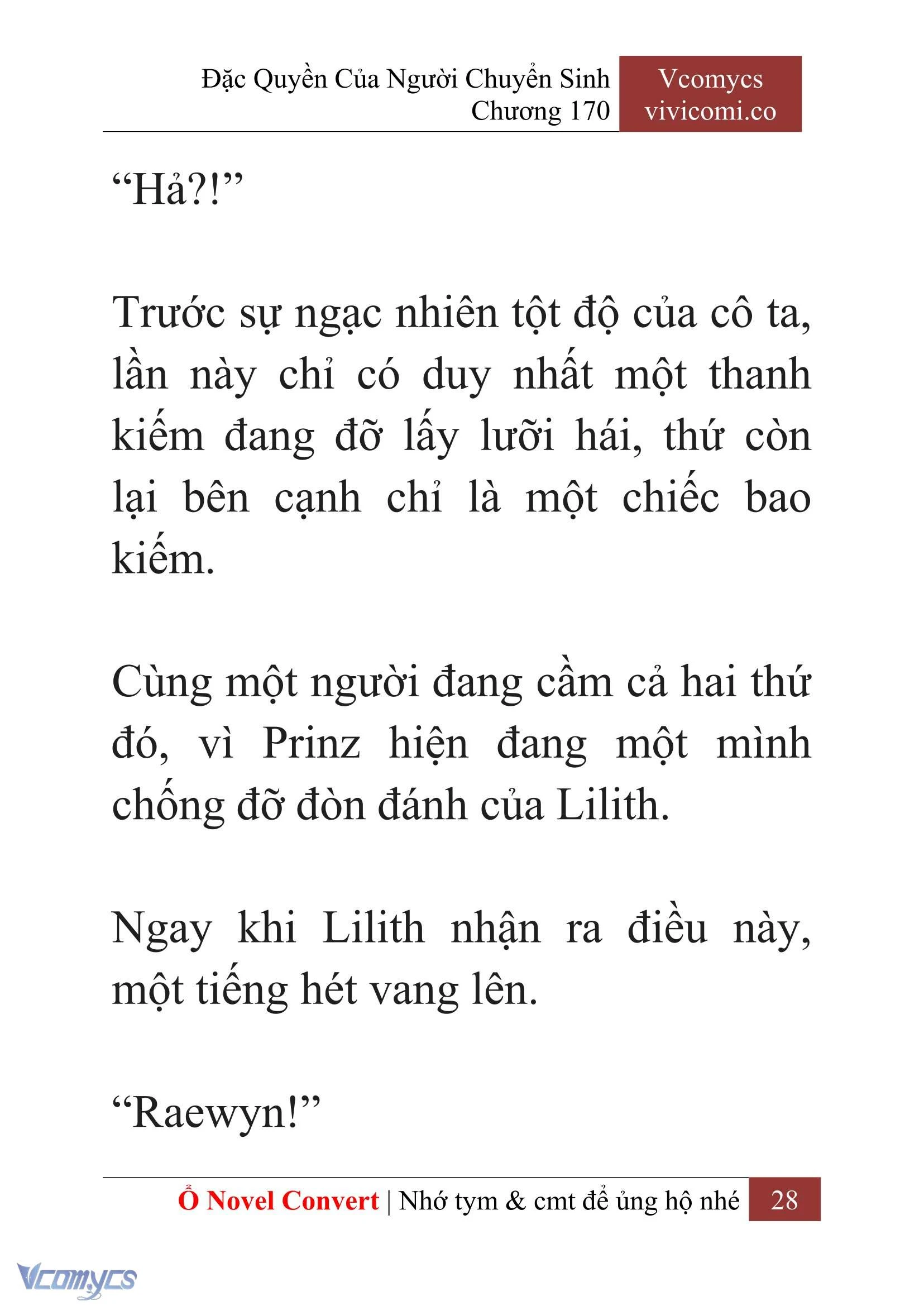 [Novel] Đặc Quyền Của Người Chuyển Sinh Chapter  170 - 31