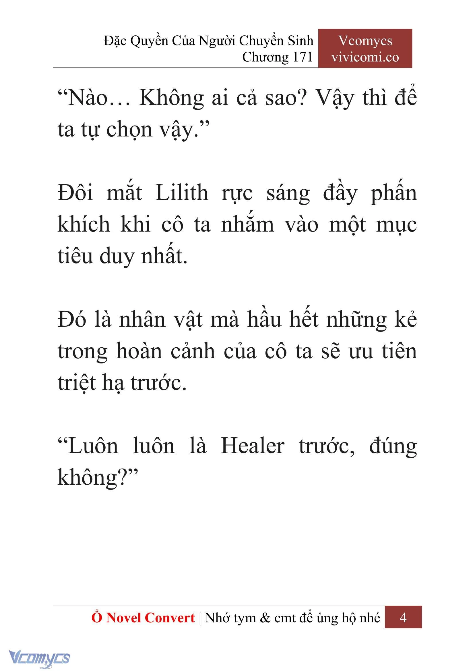 [Novel] Đặc Quyền Của Người Chuyển Sinh Chapter  171 - 7