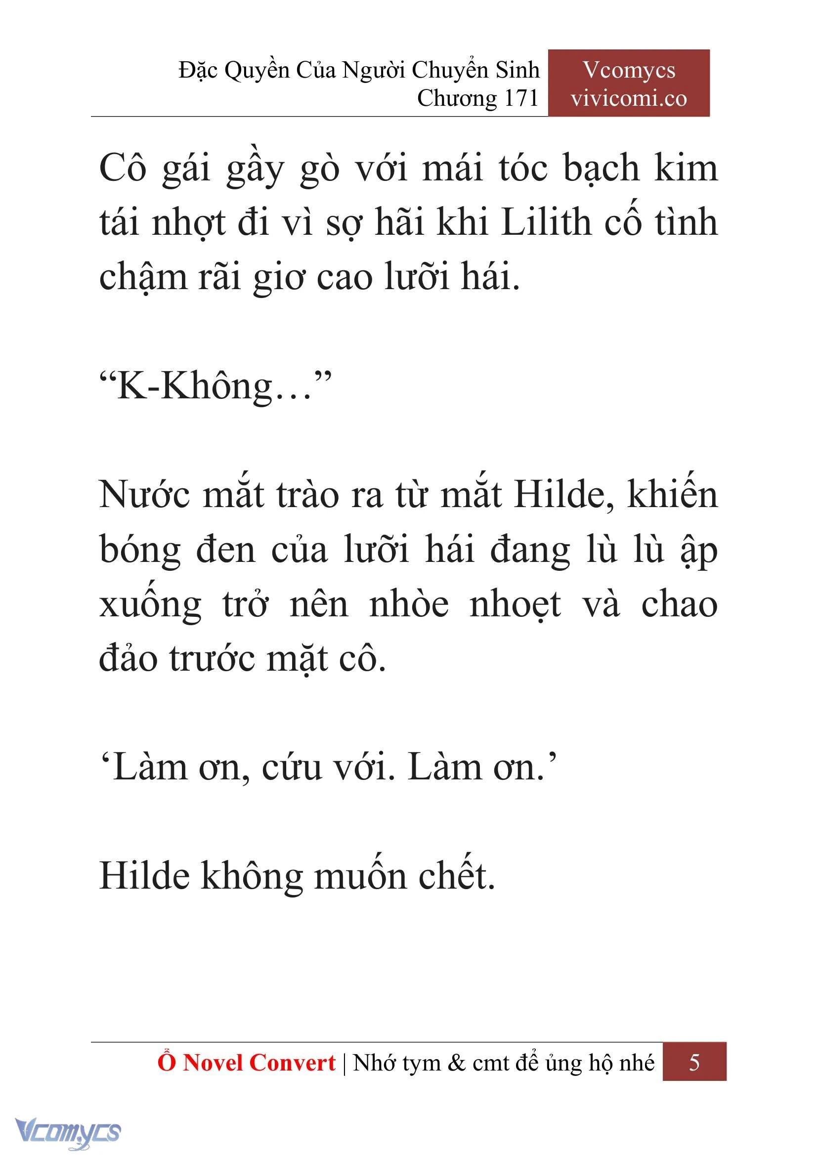 [Novel] Đặc Quyền Của Người Chuyển Sinh Chapter  171 - 8