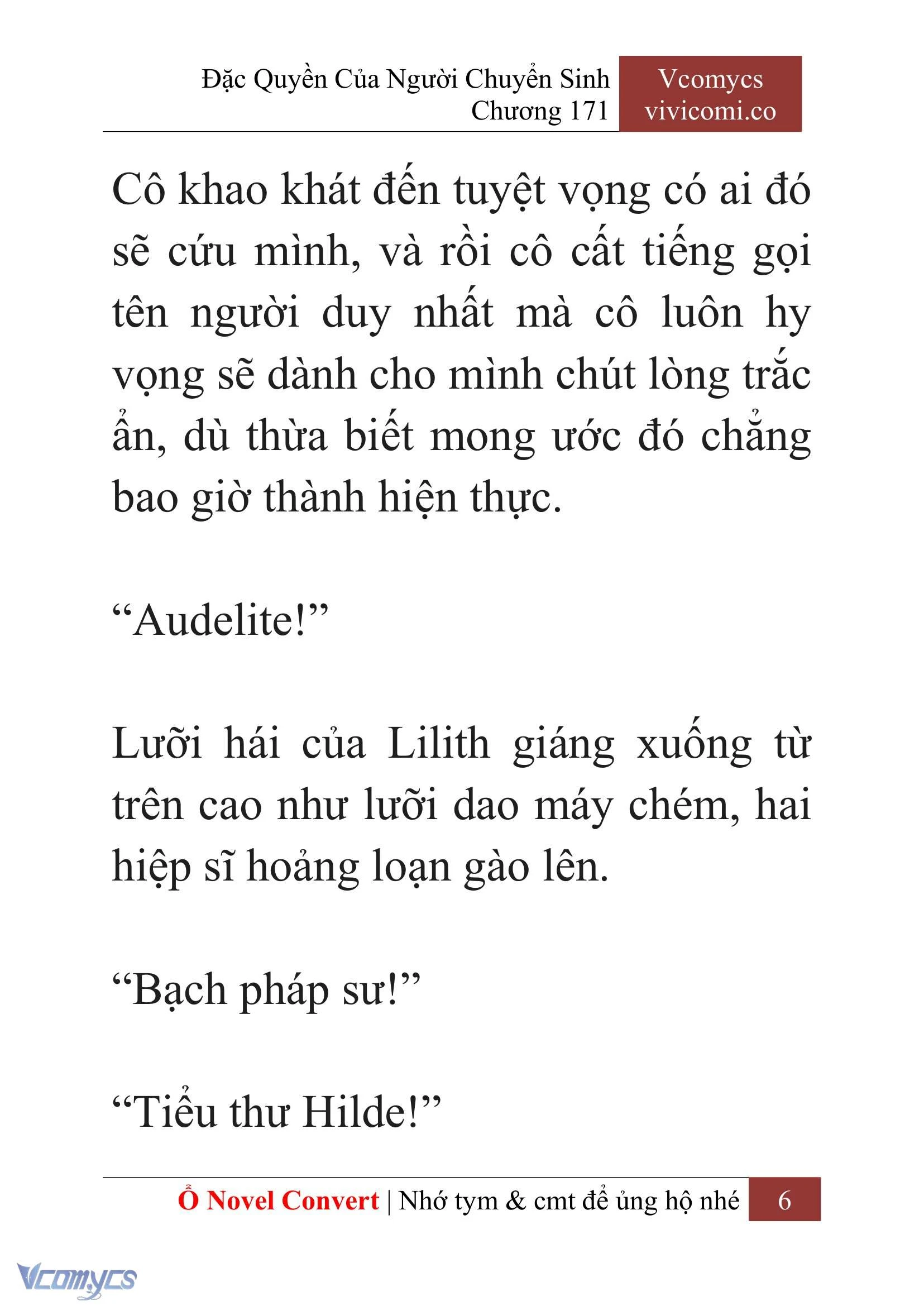 [Novel] Đặc Quyền Của Người Chuyển Sinh Chapter  171 - 9