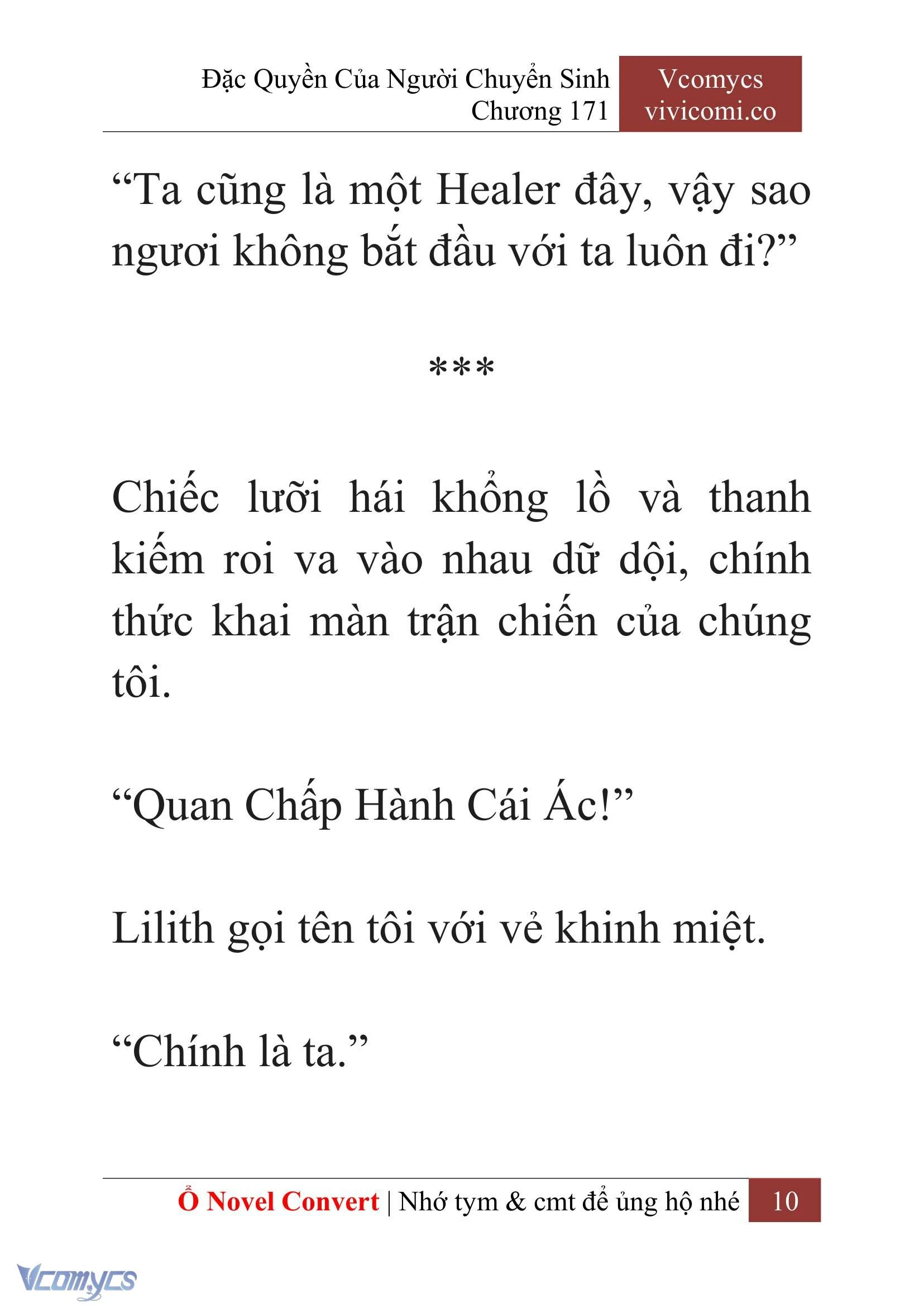 [Novel] Đặc Quyền Của Người Chuyển Sinh Chapter  171 - 13