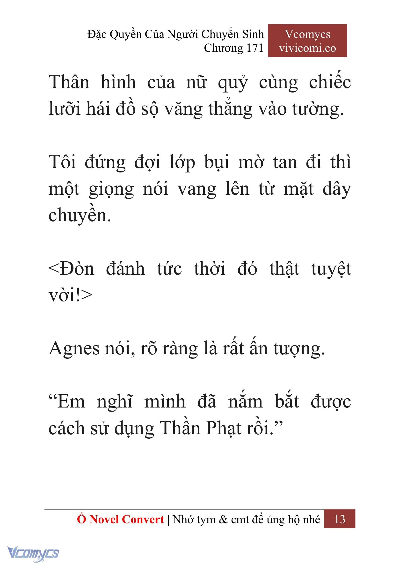 [Novel] Đặc Quyền Của Người Chuyển Sinh Chapter  171 - 16