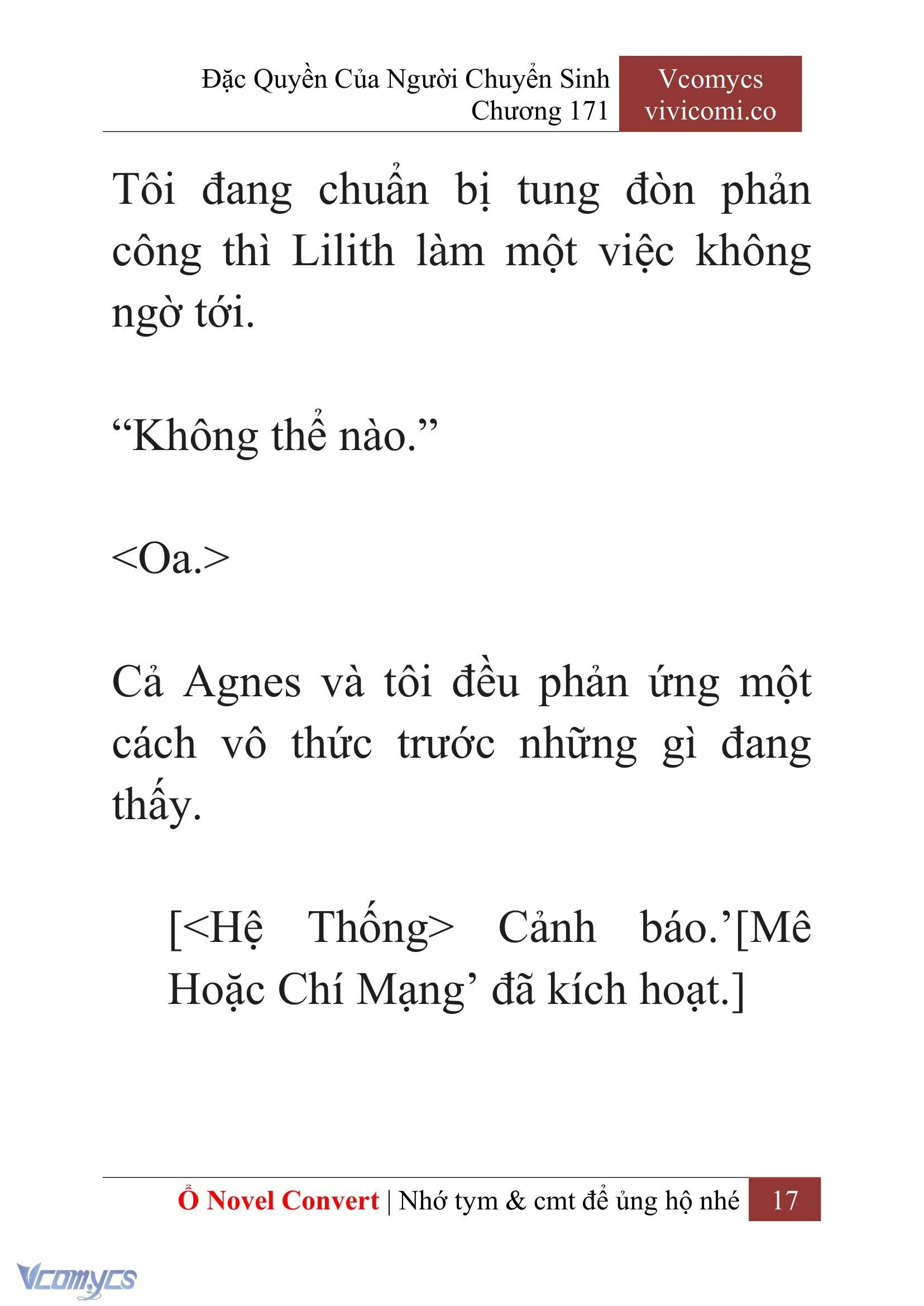 [Novel] Đặc Quyền Của Người Chuyển Sinh Chapter  171 - 20