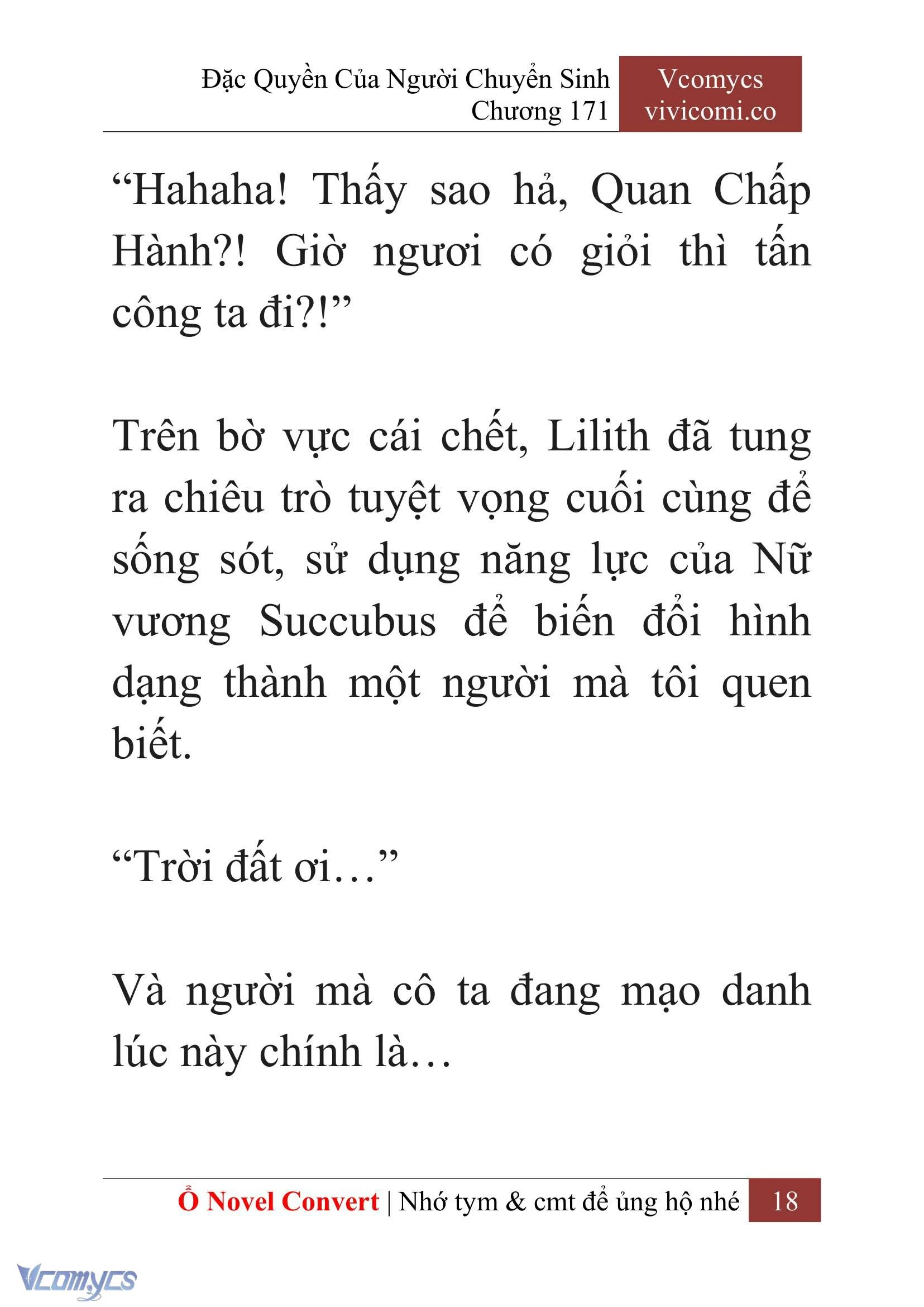 [Novel] Đặc Quyền Của Người Chuyển Sinh Chapter  171 - 21