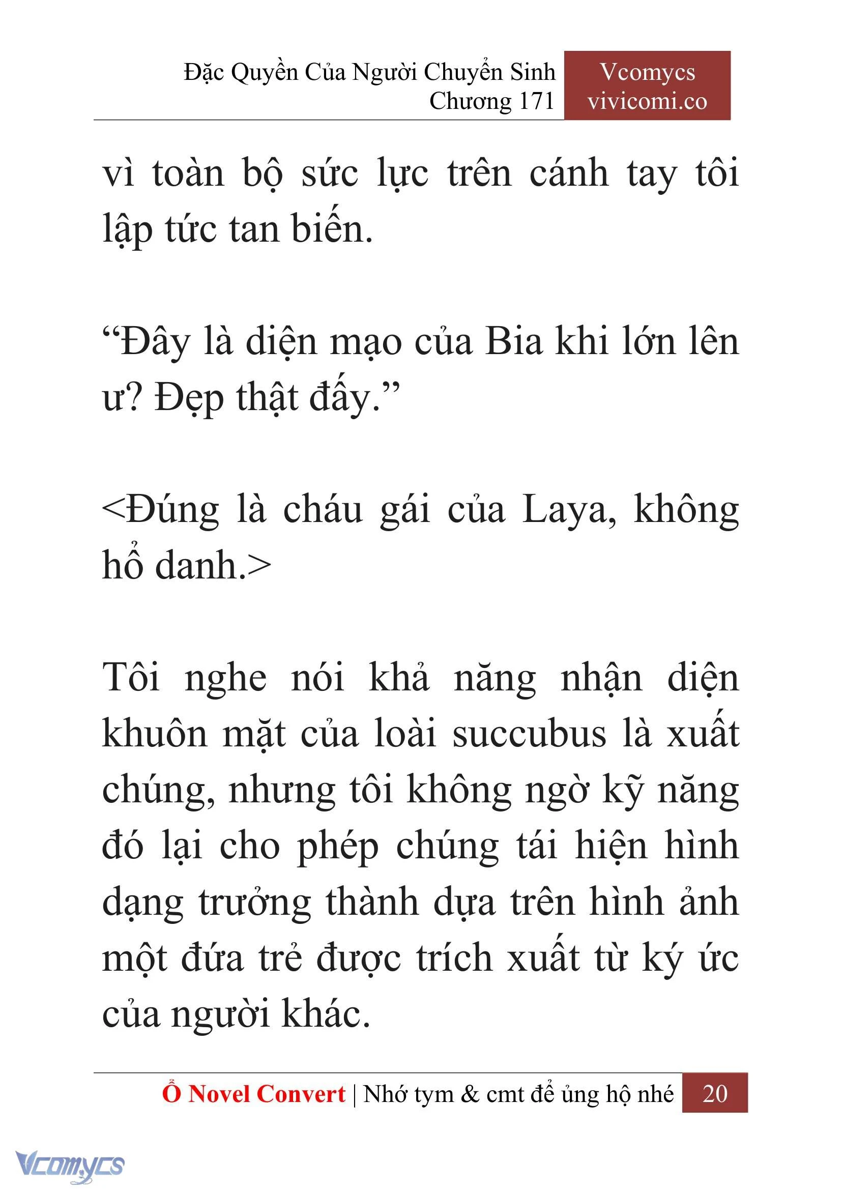 [Novel] Đặc Quyền Của Người Chuyển Sinh Chapter  171 - 23