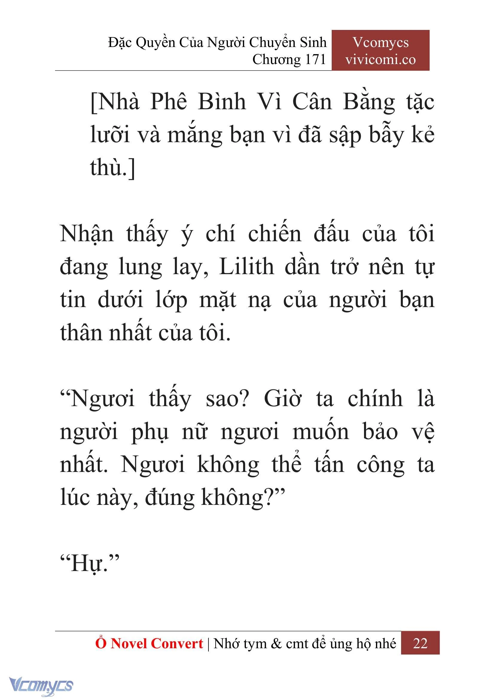 [Novel] Đặc Quyền Của Người Chuyển Sinh Chapter  171 - 25