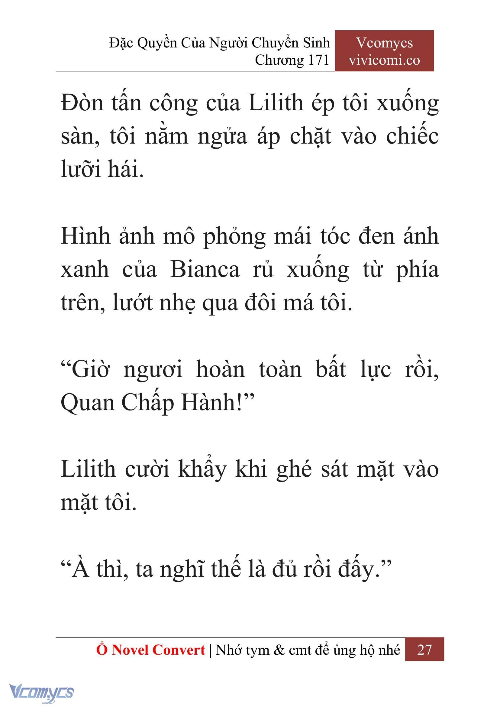 [Novel] Đặc Quyền Của Người Chuyển Sinh Chapter  171 - 30