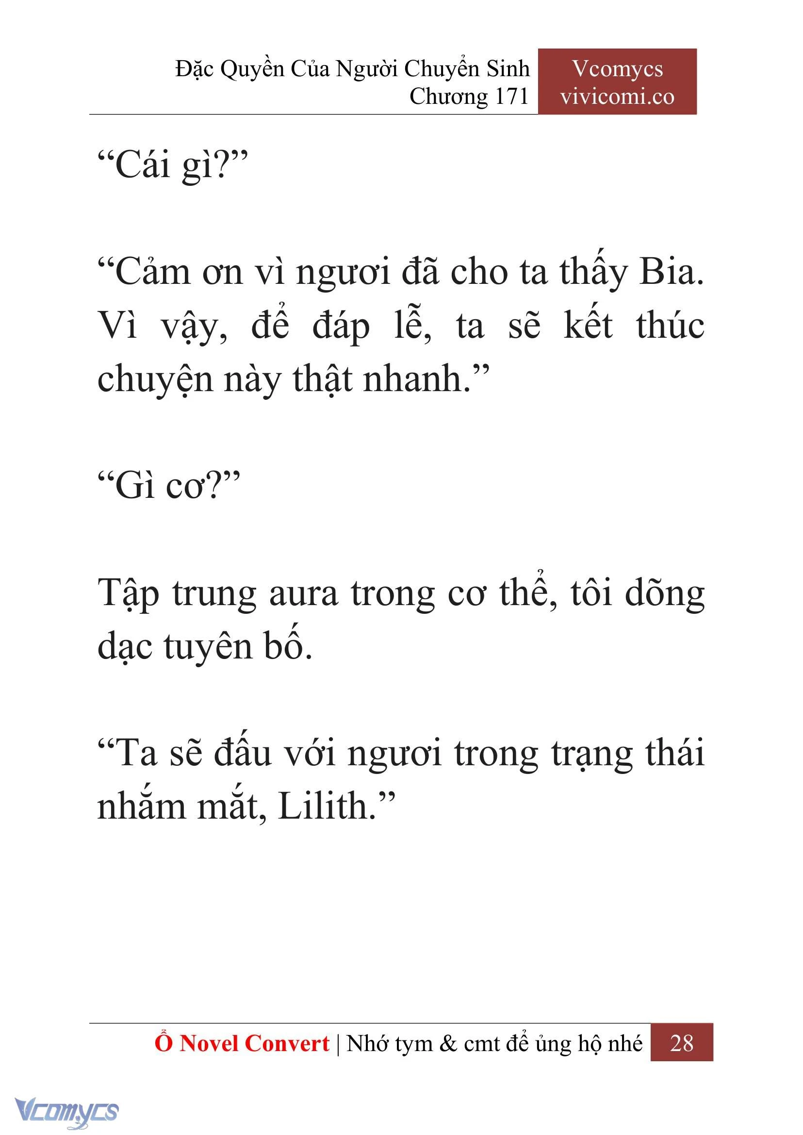 [Novel] Đặc Quyền Của Người Chuyển Sinh Chapter  171 - 31