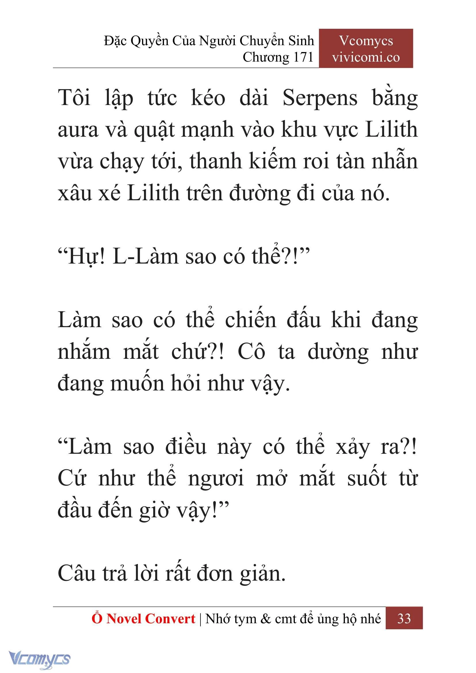 [Novel] Đặc Quyền Của Người Chuyển Sinh Chapter  171 - 36