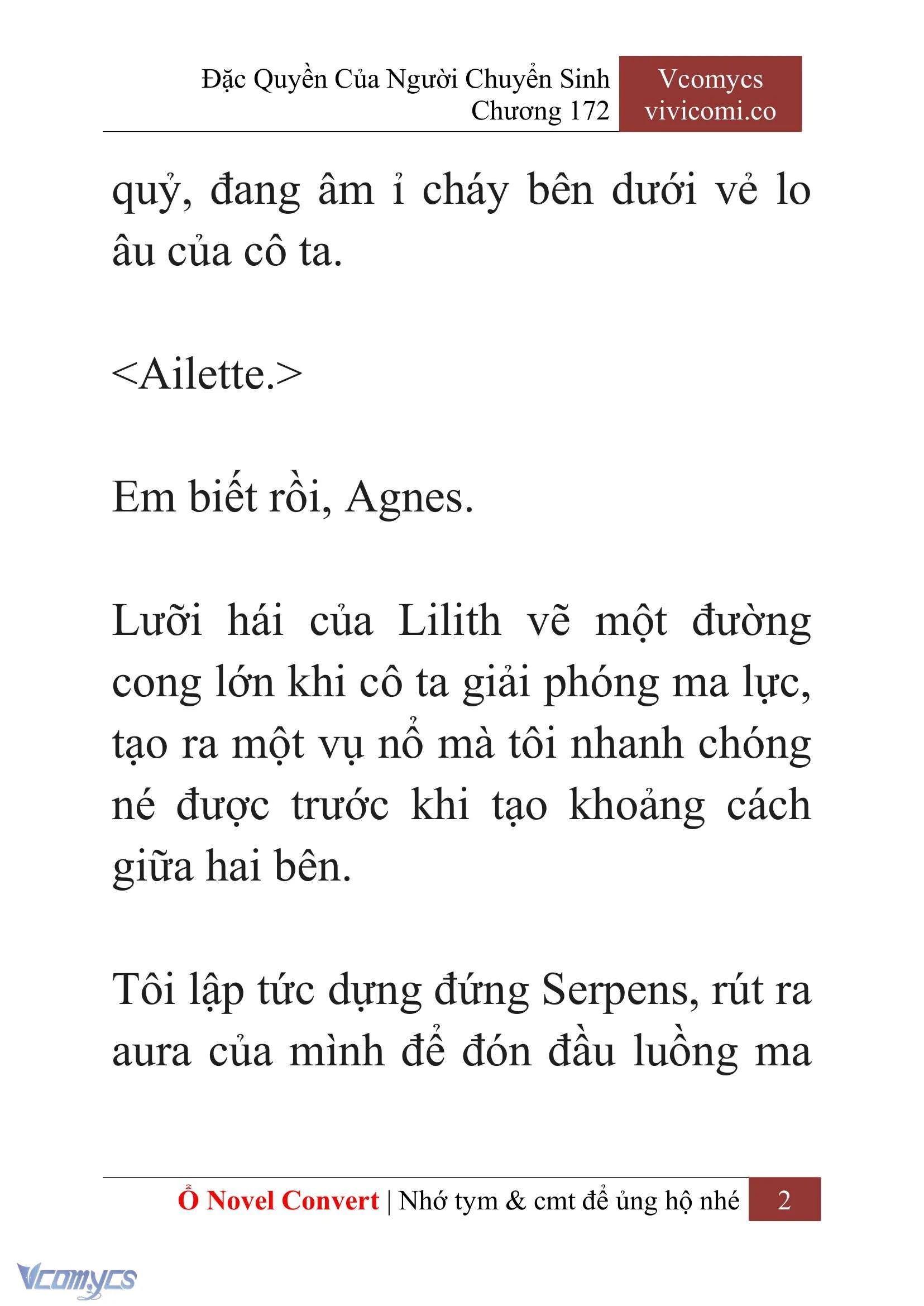 [Novel] Đặc Quyền Của Người Chuyển Sinh Chapter  172 - 5
