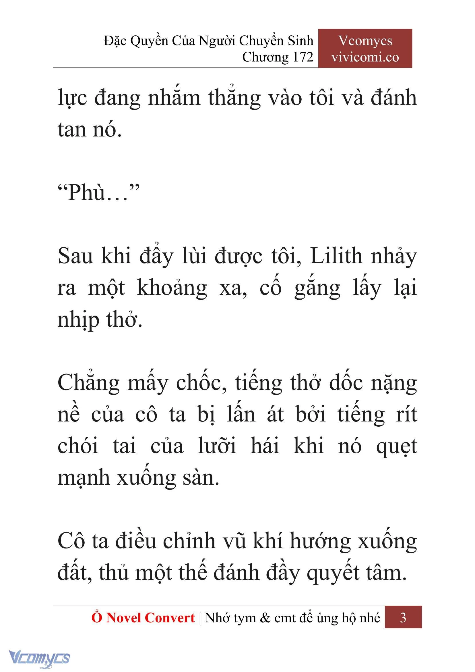 [Novel] Đặc Quyền Của Người Chuyển Sinh Chapter  172 - 6
