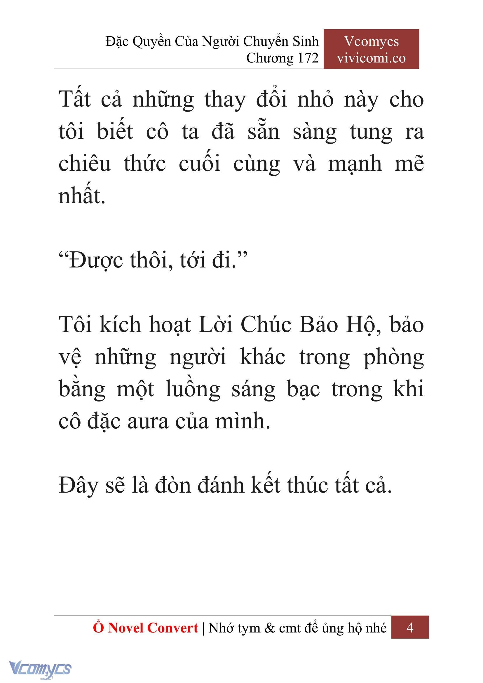 [Novel] Đặc Quyền Của Người Chuyển Sinh Chapter  172 - 7