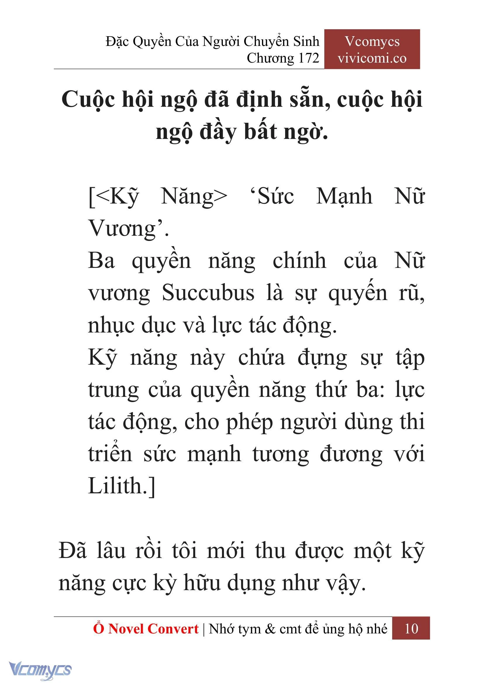 [Novel] Đặc Quyền Của Người Chuyển Sinh Chapter  172 - 13