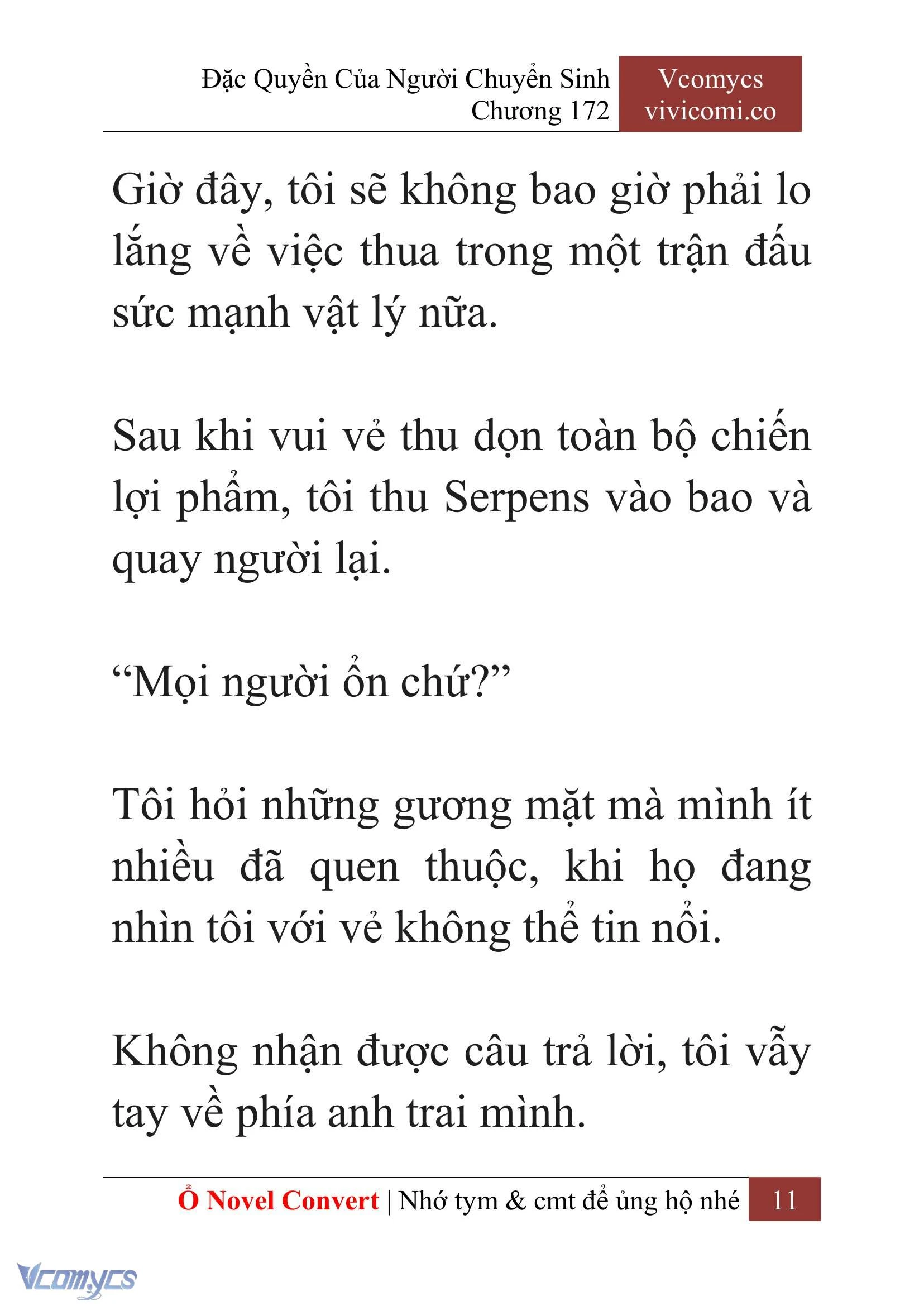 [Novel] Đặc Quyền Của Người Chuyển Sinh Chapter  172 - 14