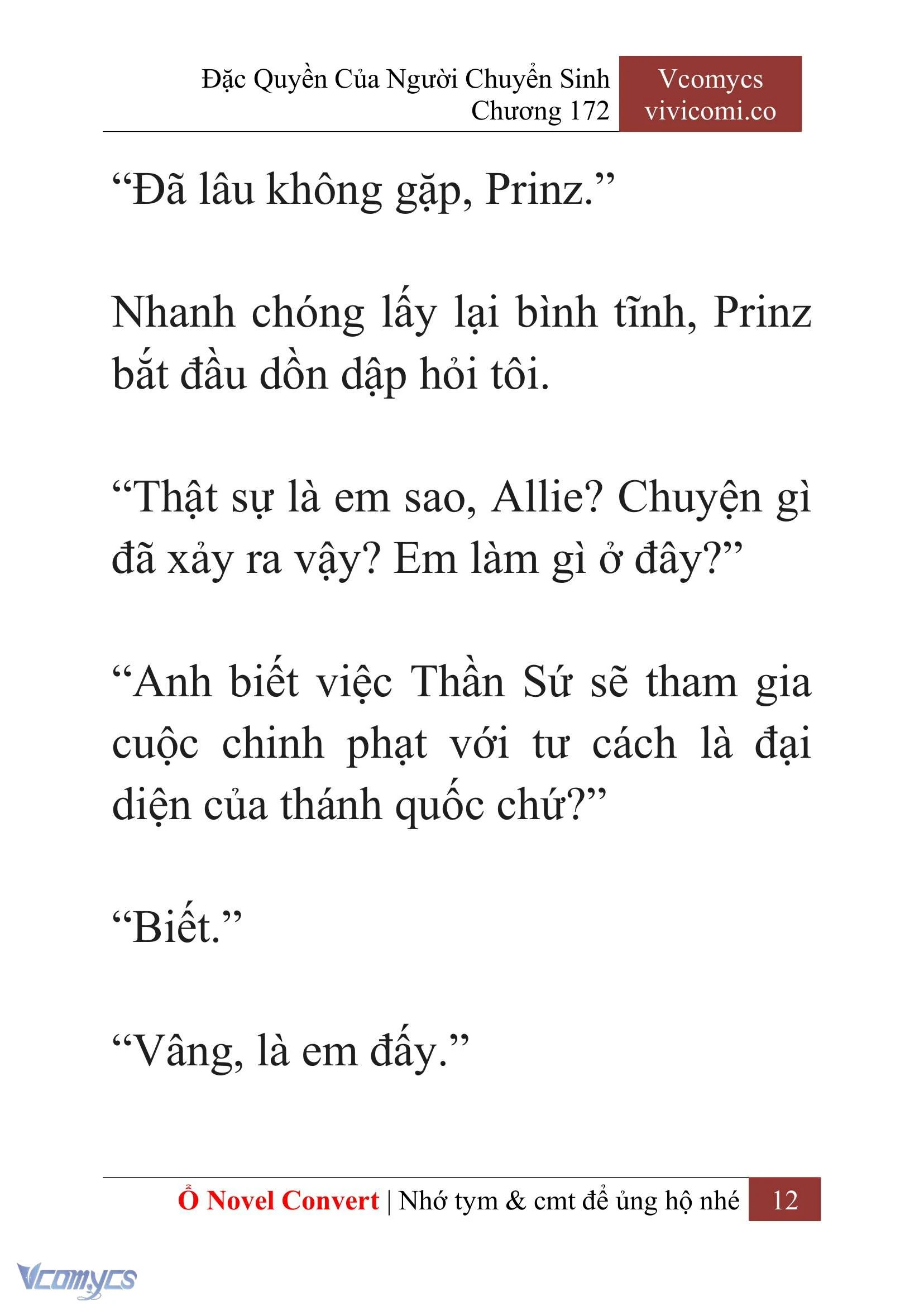 [Novel] Đặc Quyền Của Người Chuyển Sinh Chapter  172 - 15