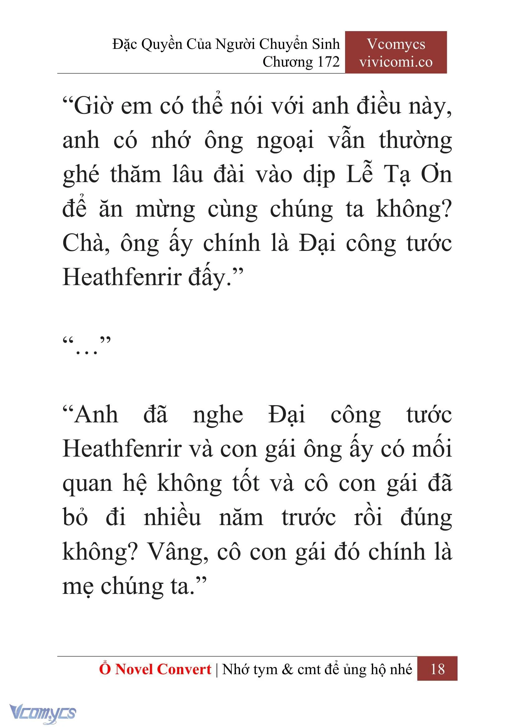 [Novel] Đặc Quyền Của Người Chuyển Sinh Chapter  172 - 21