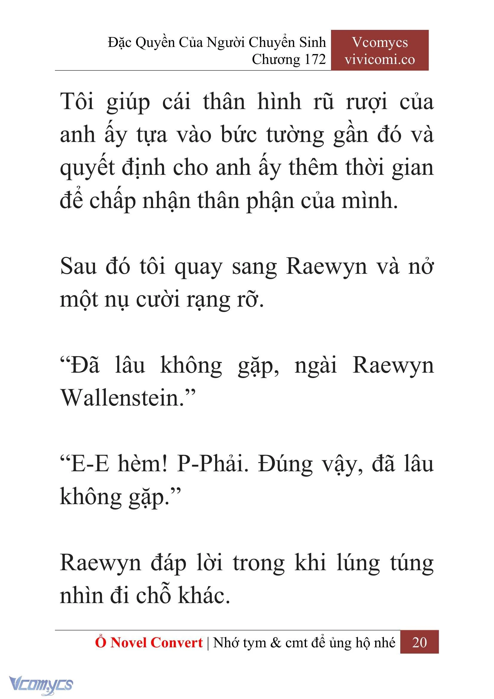 [Novel] Đặc Quyền Của Người Chuyển Sinh Chapter  172 - 23