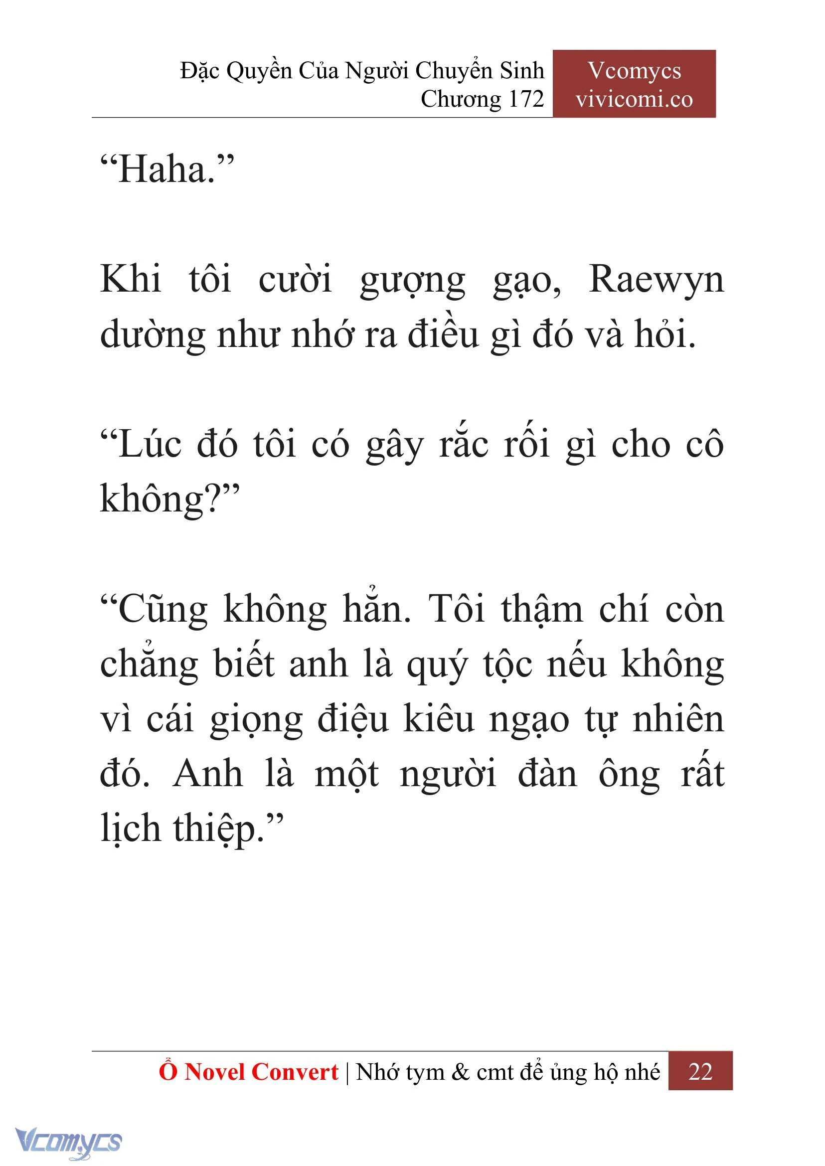 [Novel] Đặc Quyền Của Người Chuyển Sinh Chapter  172 - 25