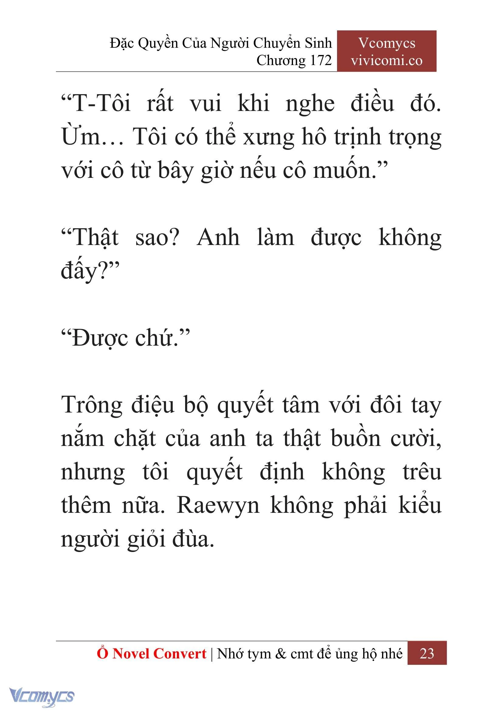 [Novel] Đặc Quyền Của Người Chuyển Sinh Chapter  172 - 26