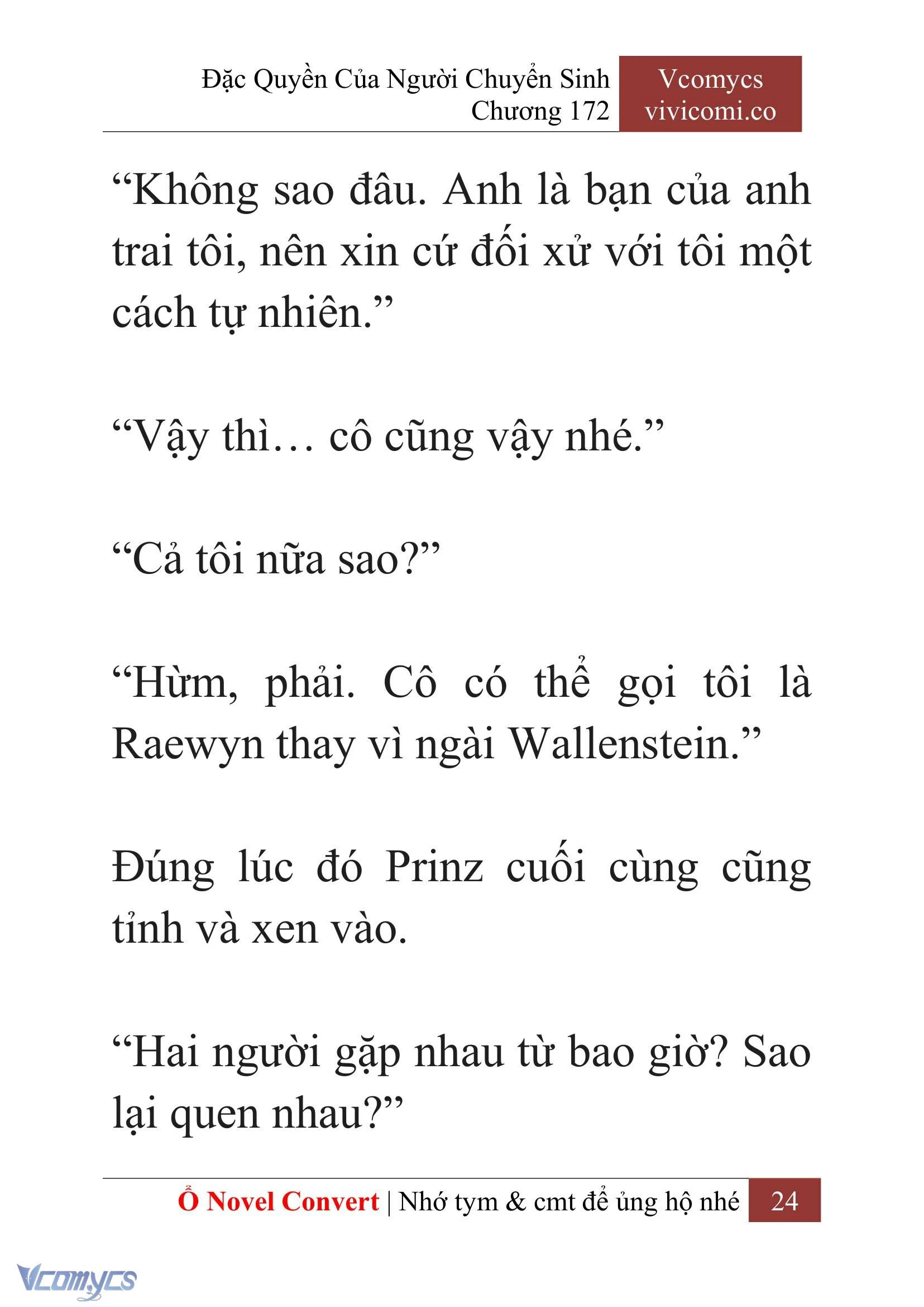 [Novel] Đặc Quyền Của Người Chuyển Sinh Chapter  172 - 27