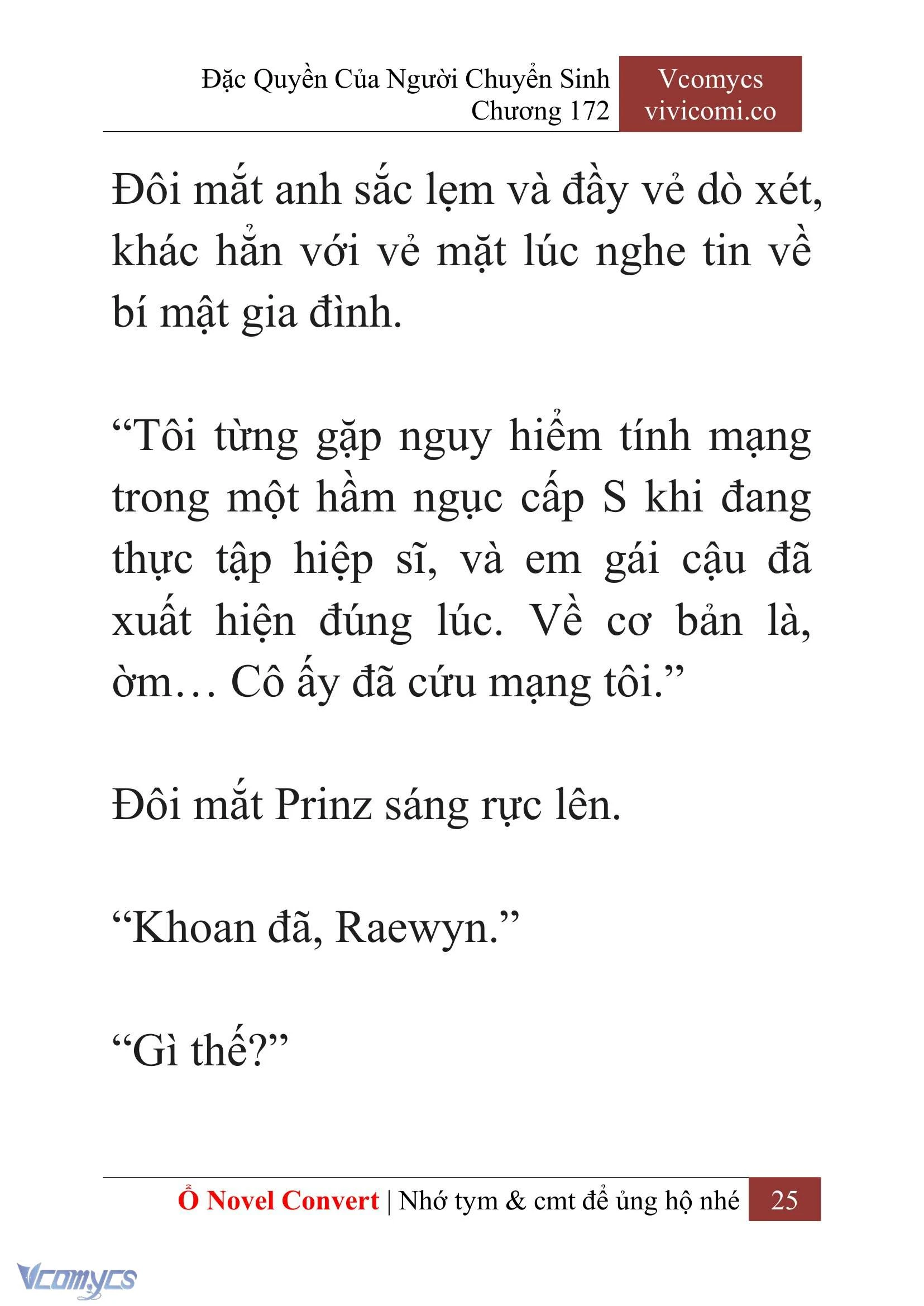 [Novel] Đặc Quyền Của Người Chuyển Sinh Chapter  172 - 28