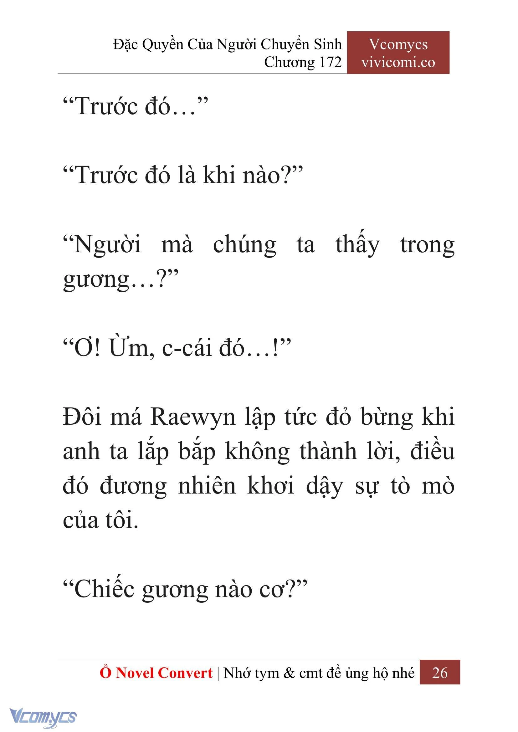 [Novel] Đặc Quyền Của Người Chuyển Sinh Chapter  172 - 29