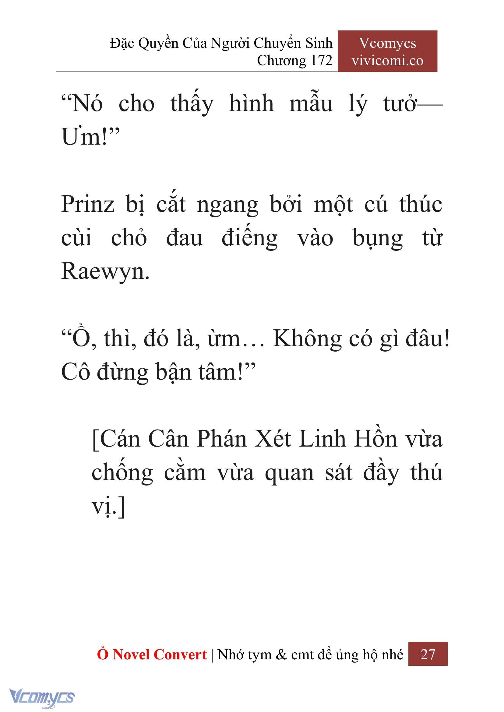 [Novel] Đặc Quyền Của Người Chuyển Sinh Chapter  172 - 30