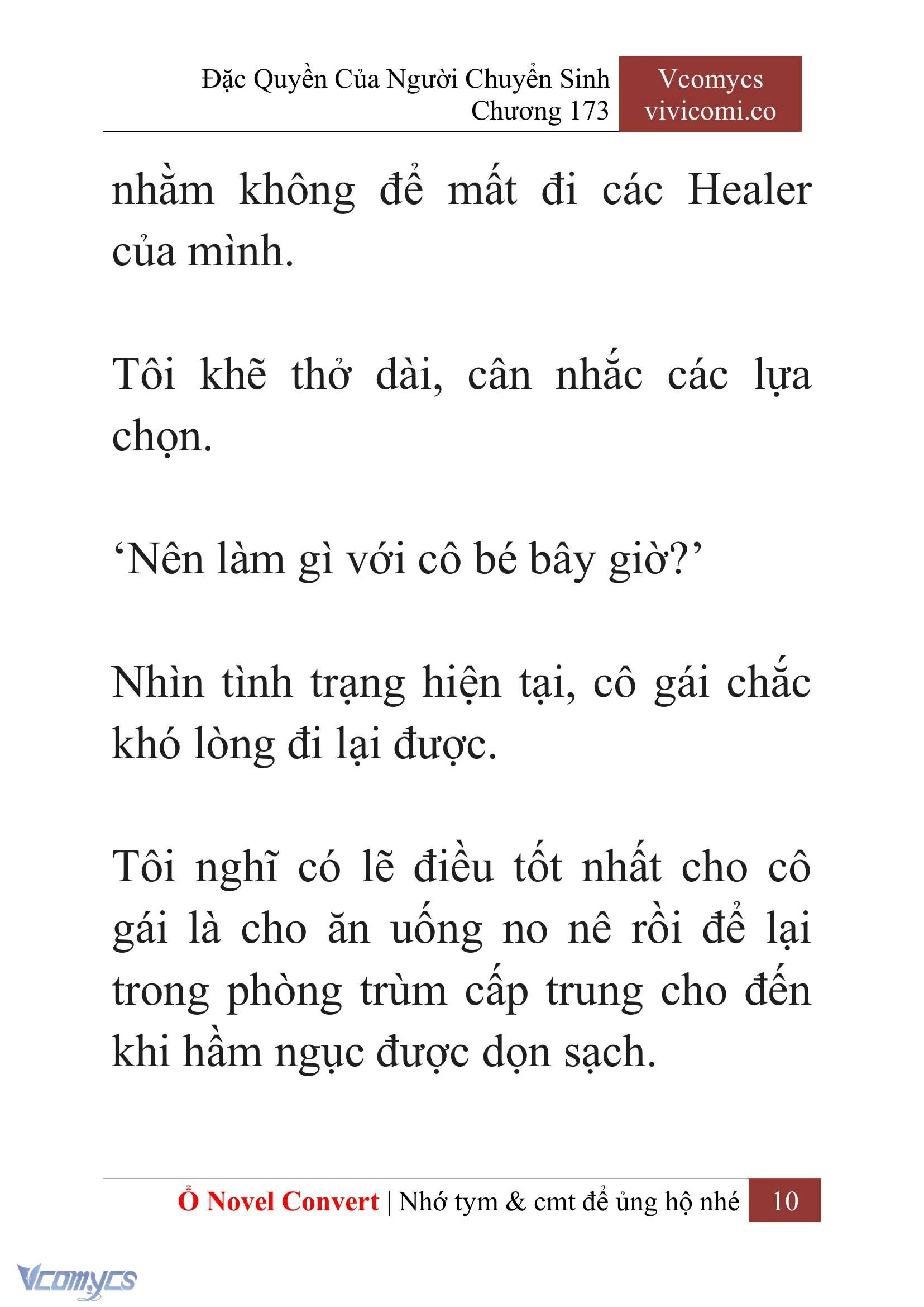 [Novel] Đặc Quyền Của Người Chuyển Sinh Chapter  173 - 13