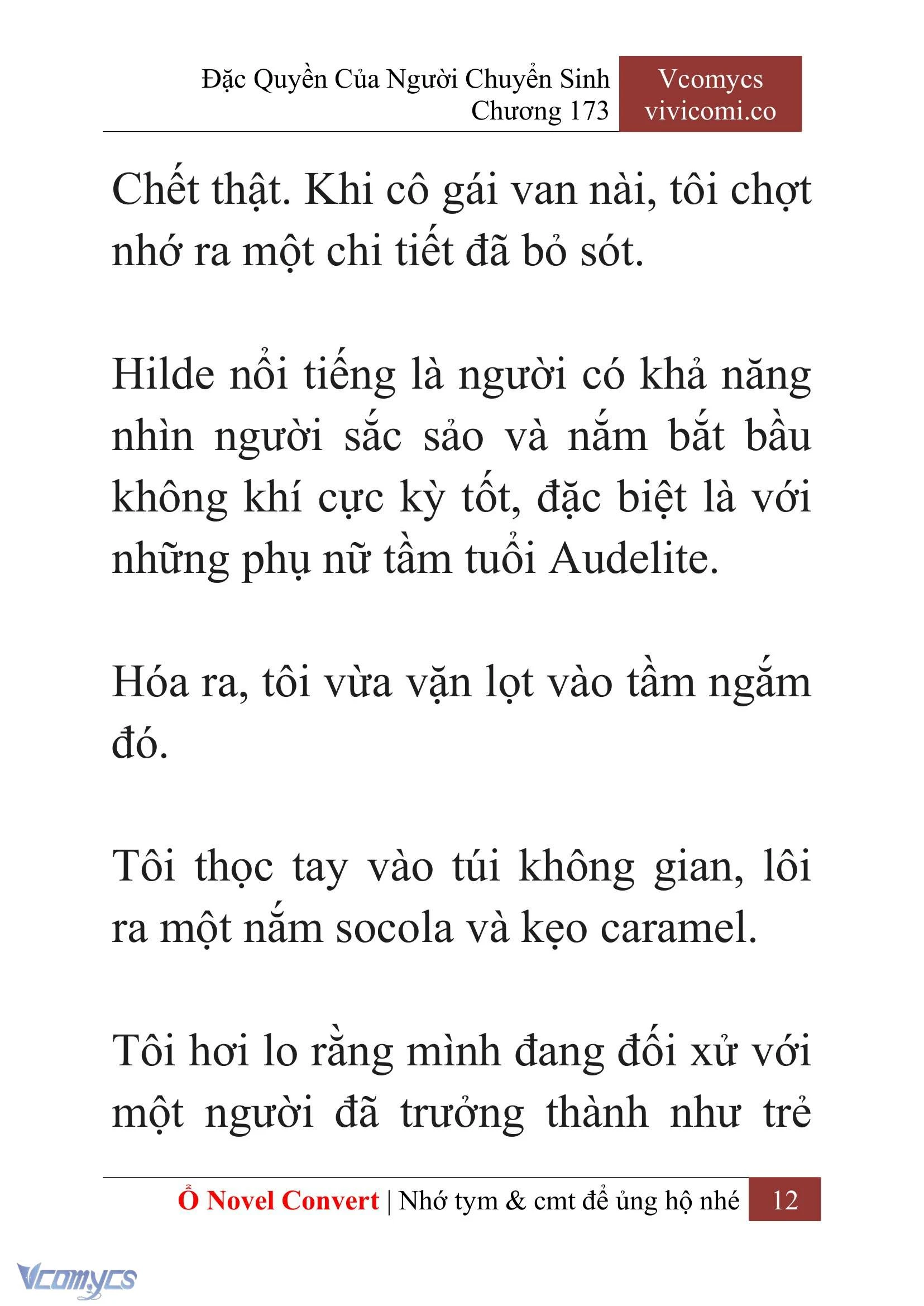 [Novel] Đặc Quyền Của Người Chuyển Sinh Chapter  173 - 15