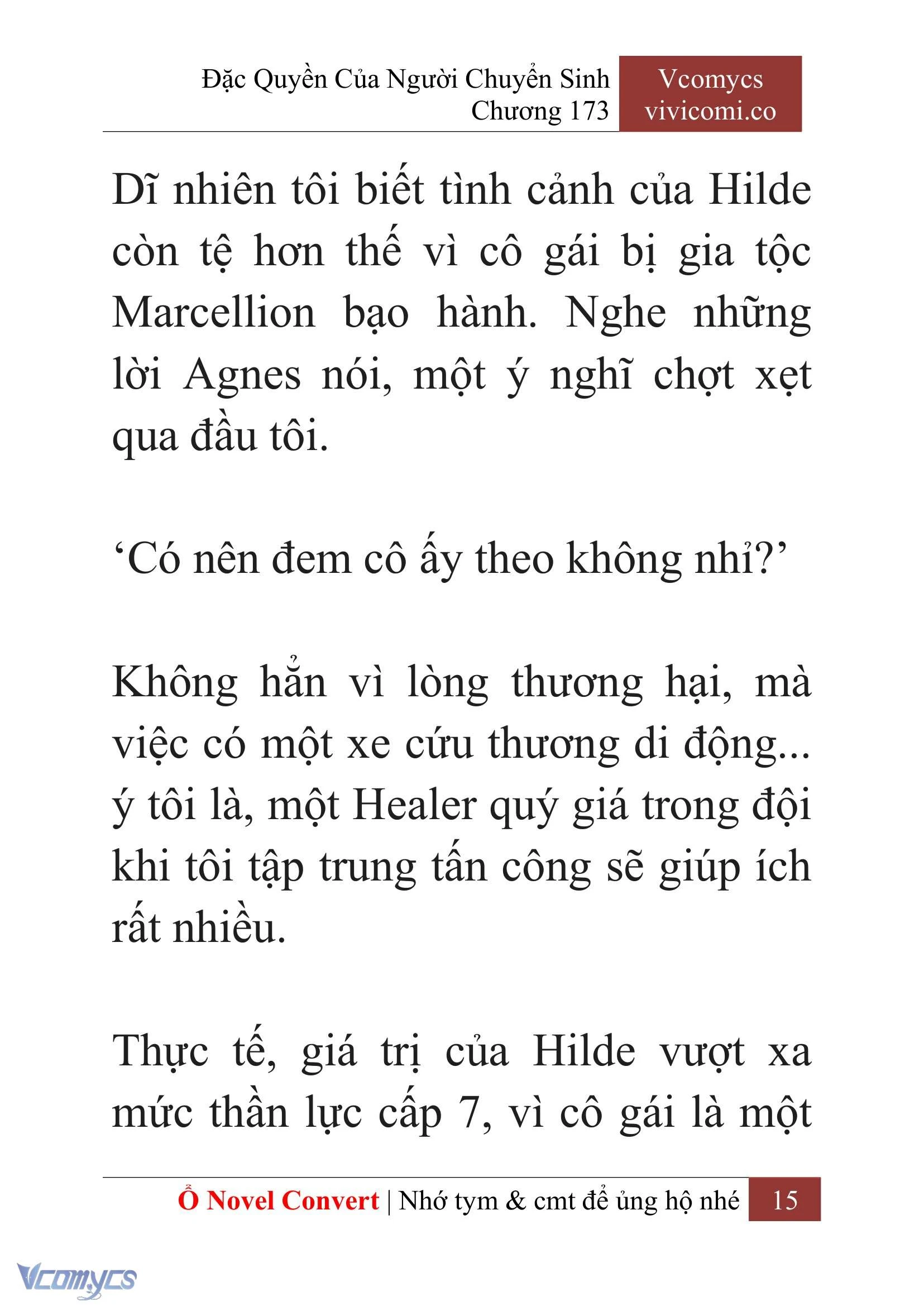 [Novel] Đặc Quyền Của Người Chuyển Sinh Chapter  173 - 18