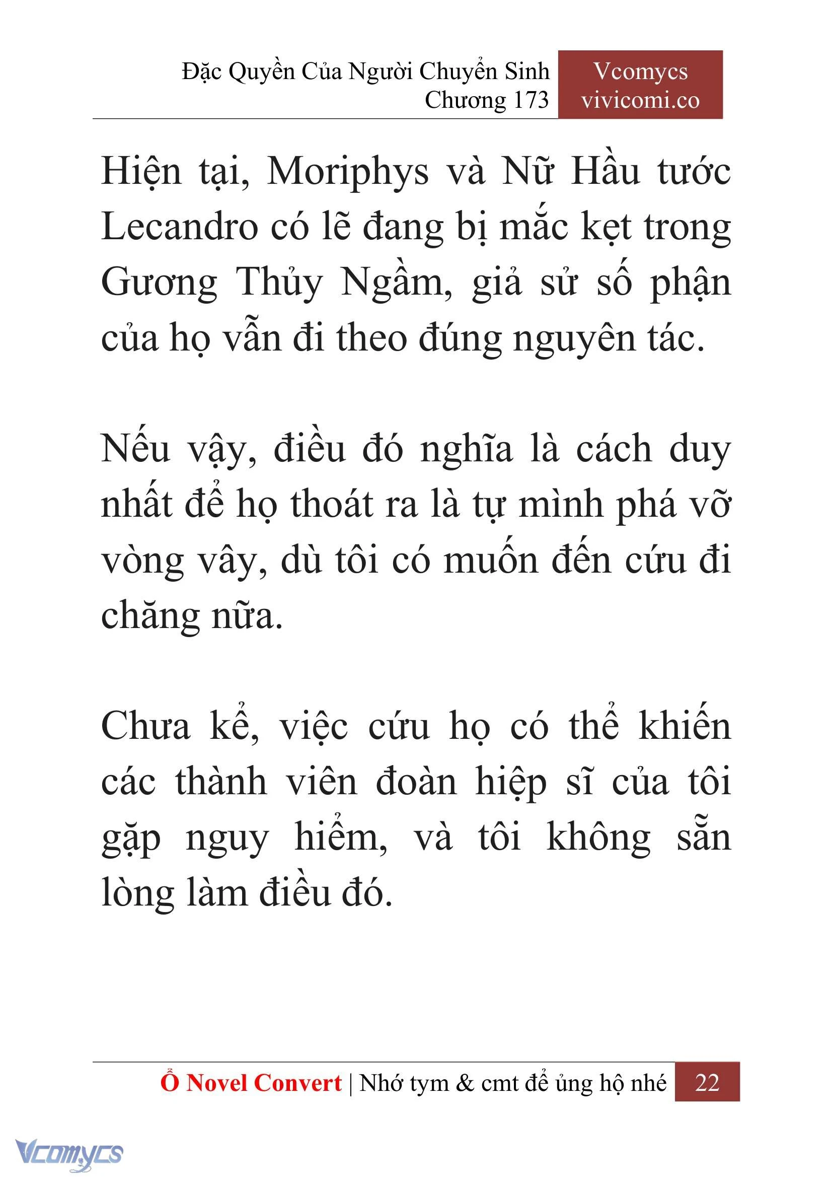 [Novel] Đặc Quyền Của Người Chuyển Sinh Chapter  173 - 25